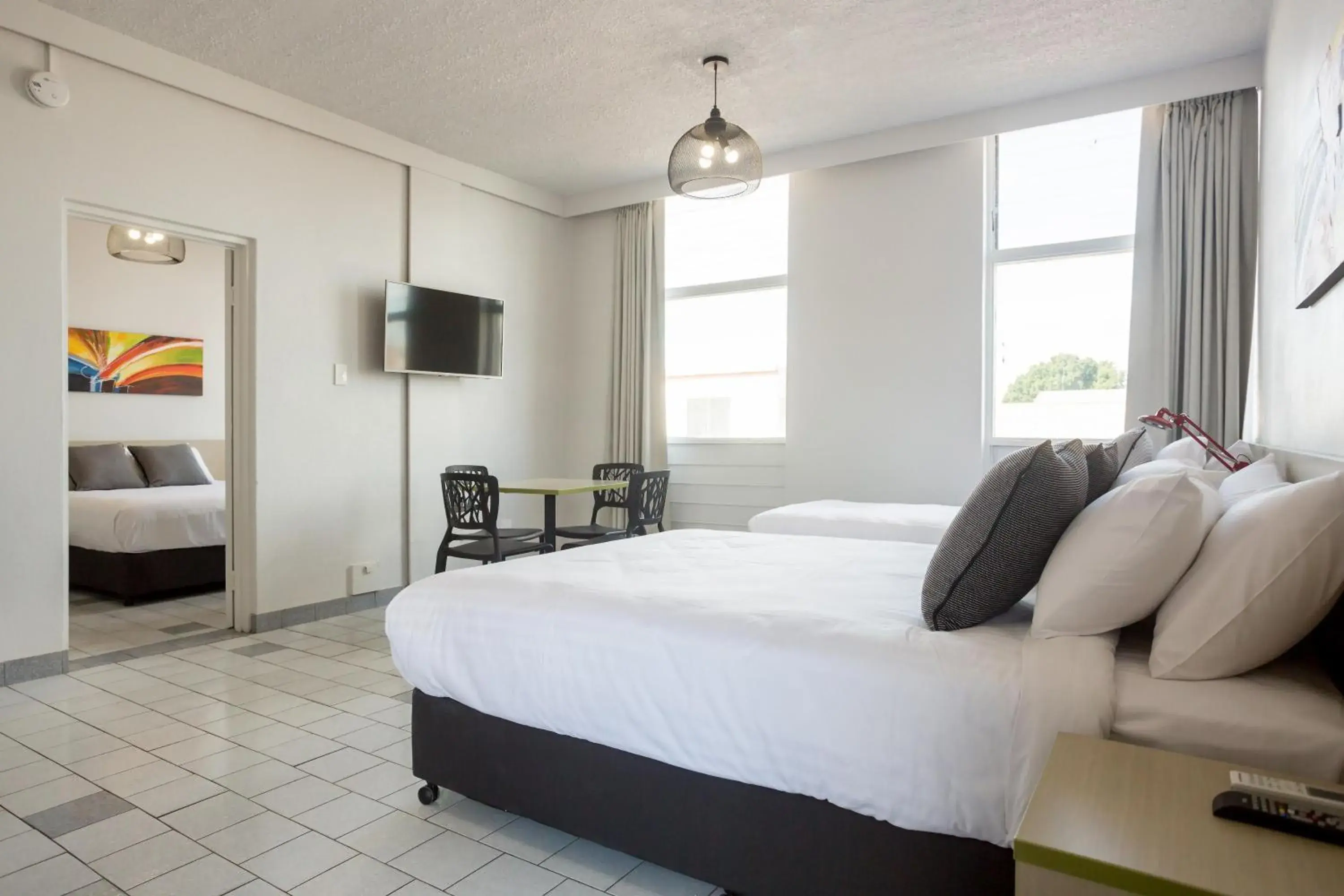 Bedroom, Bed in Nightcap at Emerald Star Hotel Bedroom, Bed in Nightcap at Emerald Star Hotel