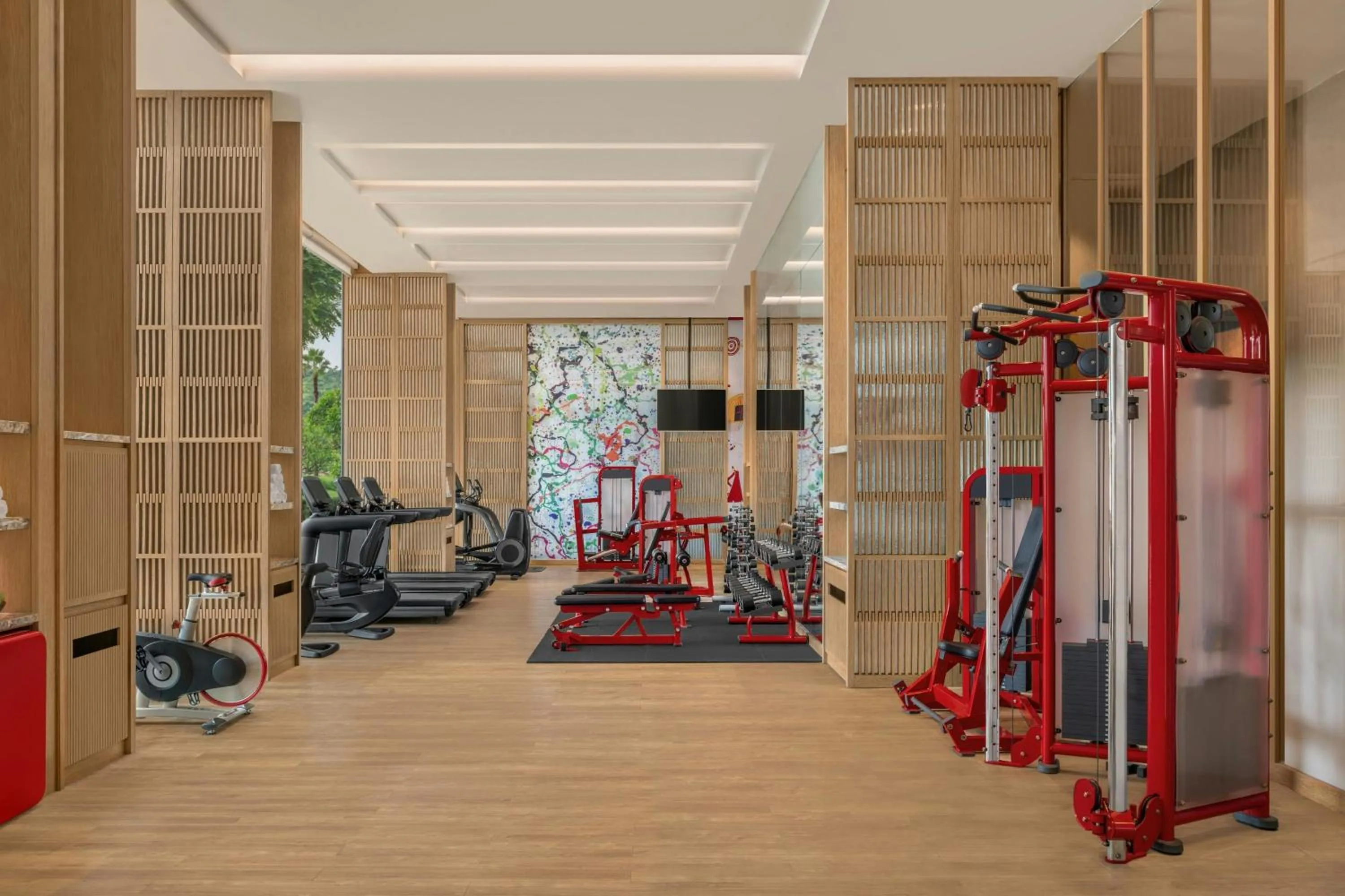 Fitness centre/facilities in Le Meridien Xiaojing Bay