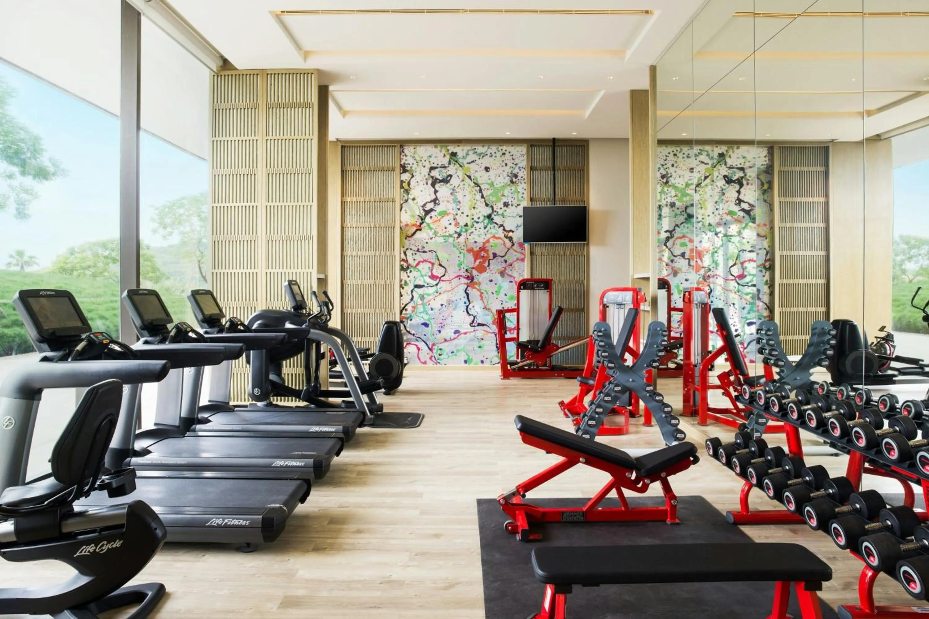 Fitness centre/facilities in Le Meridien Xiaojing Bay