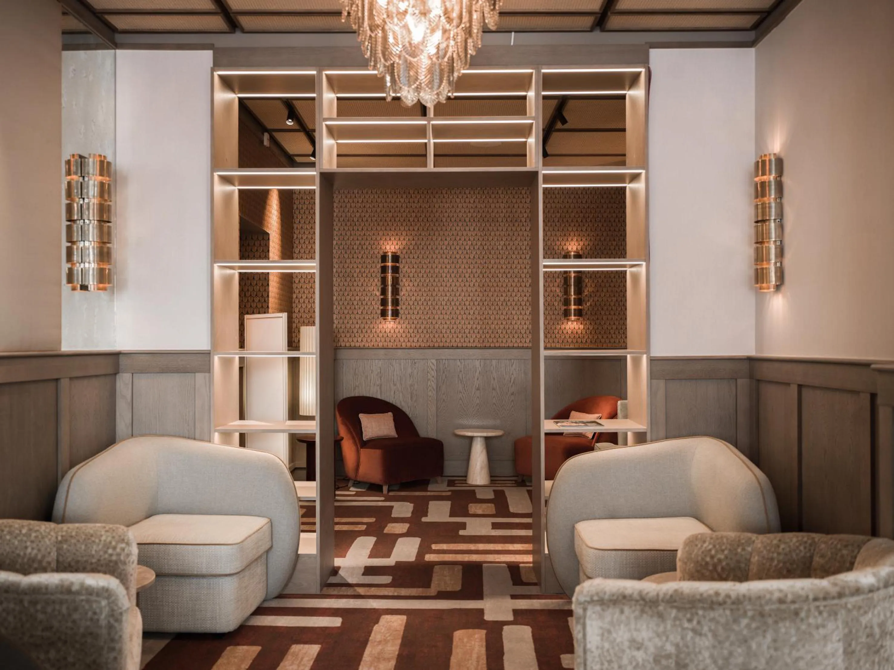 Lobby or reception in Elite Hotel Adlon