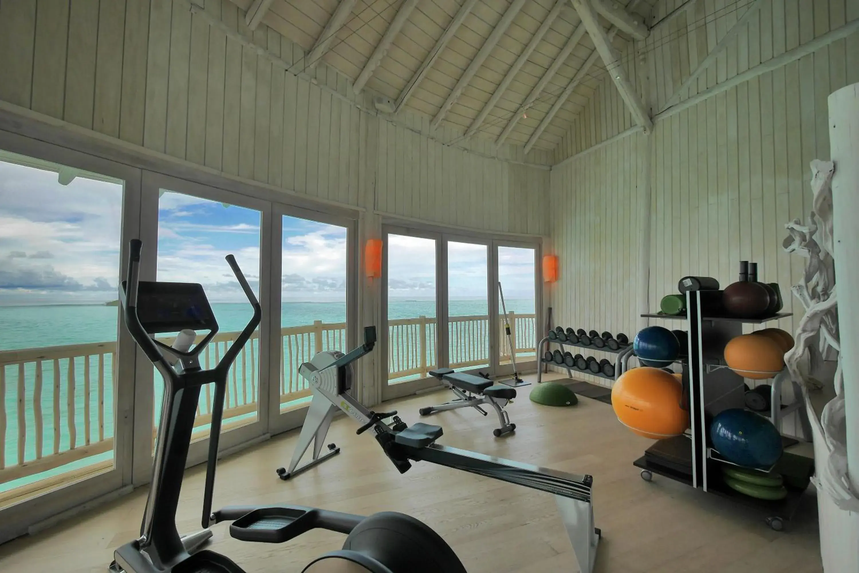 Fitness centre/facilities in Soneva Jani Fitness centre/facilities in Soneva Jani