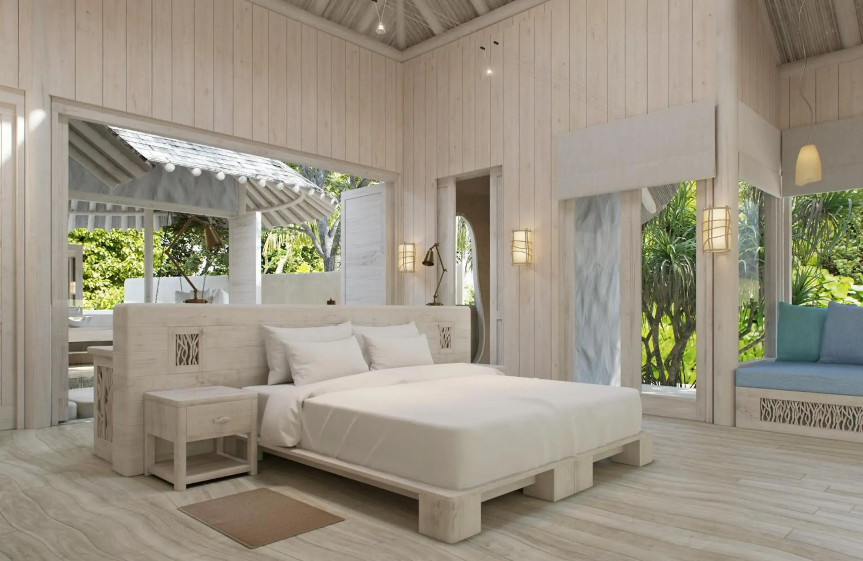 Bed in Soneva Jani Bed in Soneva Jani