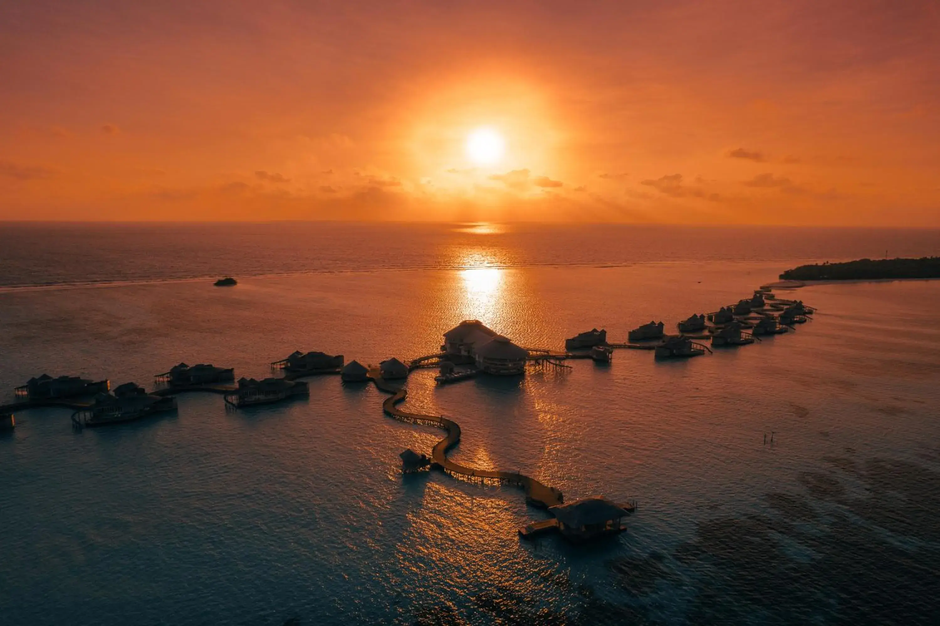 Property building in Soneva Jani Property building in Soneva Jani