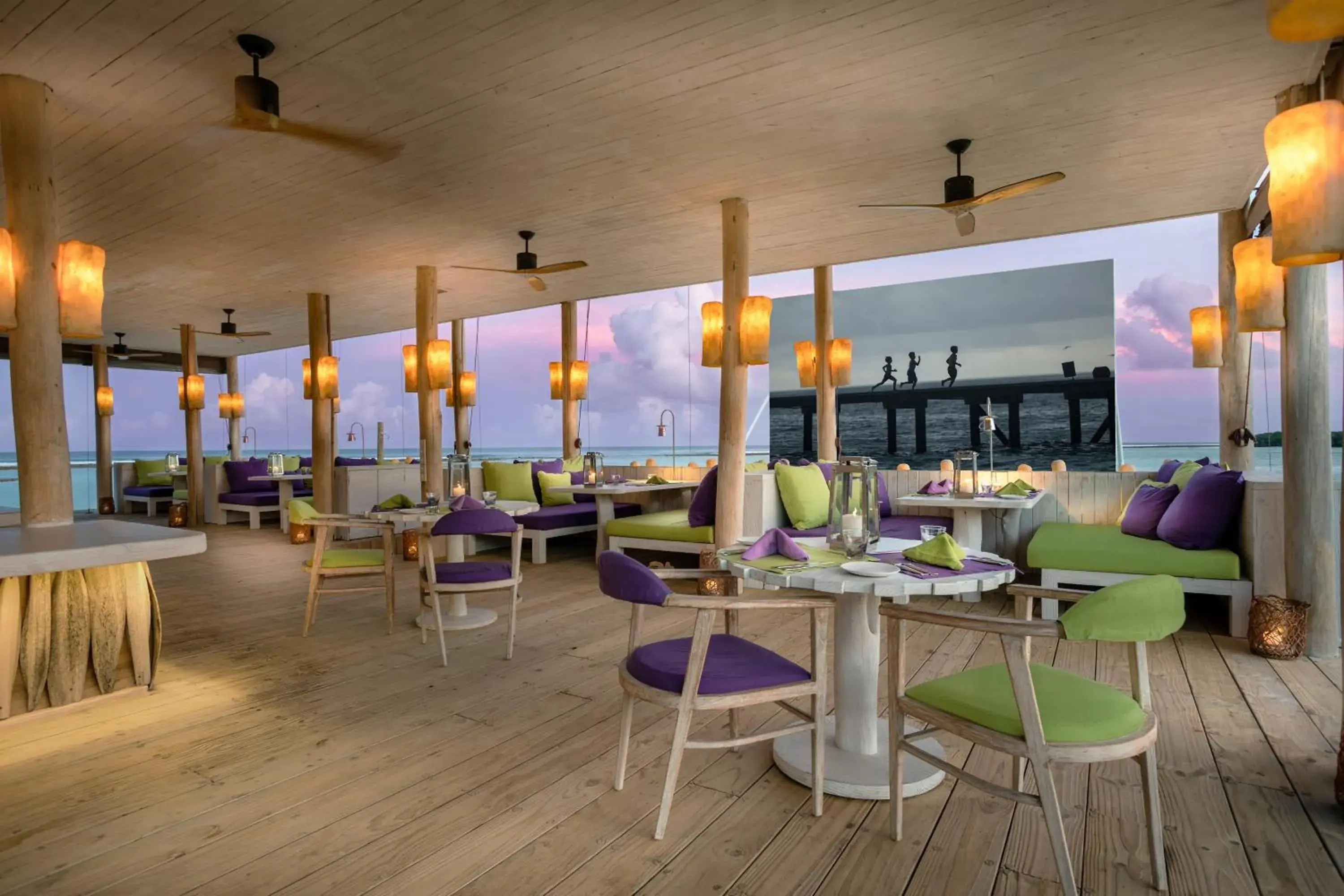 Lounge or bar in Soneva Jani Lounge or bar in Soneva Jani