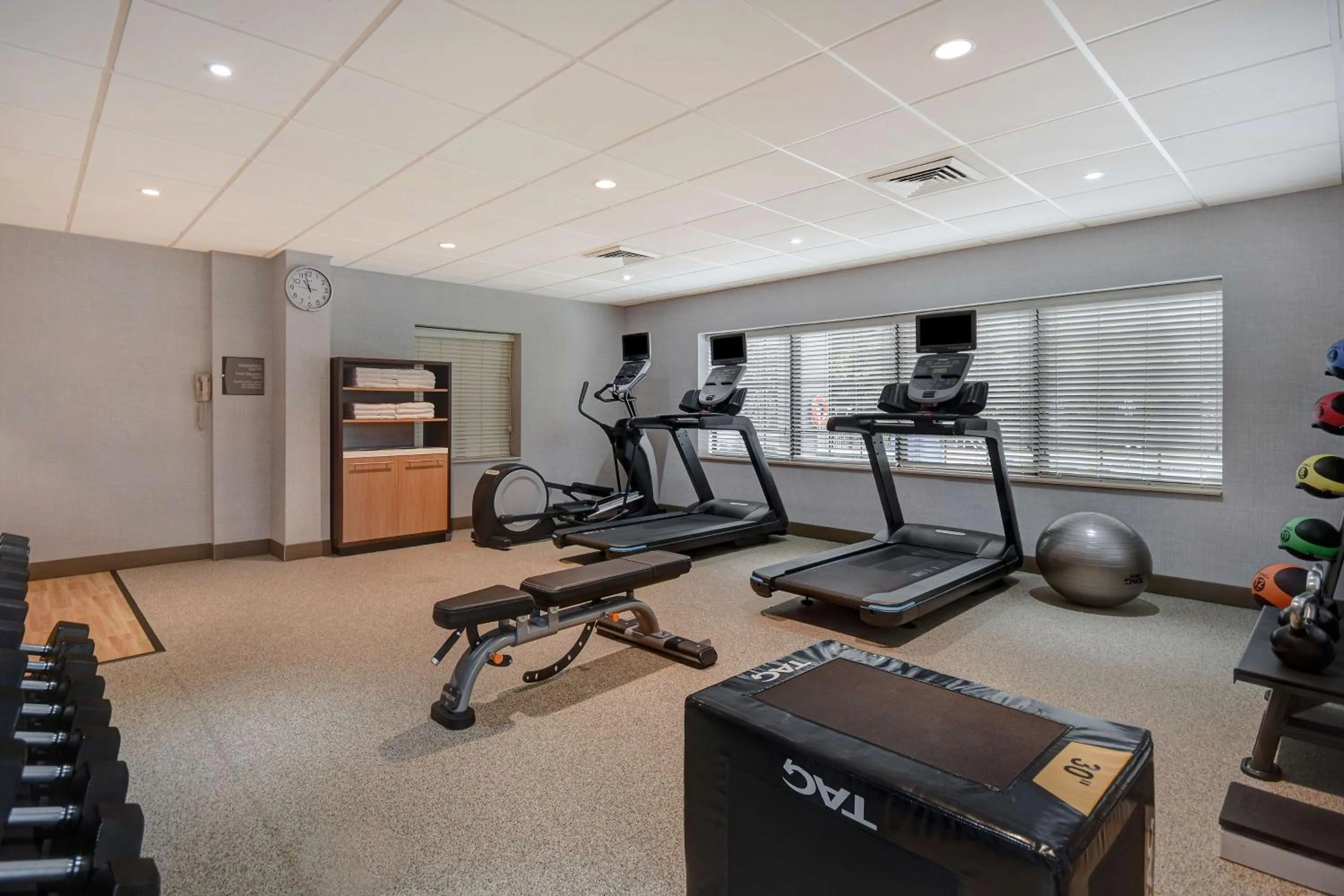 Fitness centre/facilities in Homewood Suites Newport News - Yorktown by Hilton