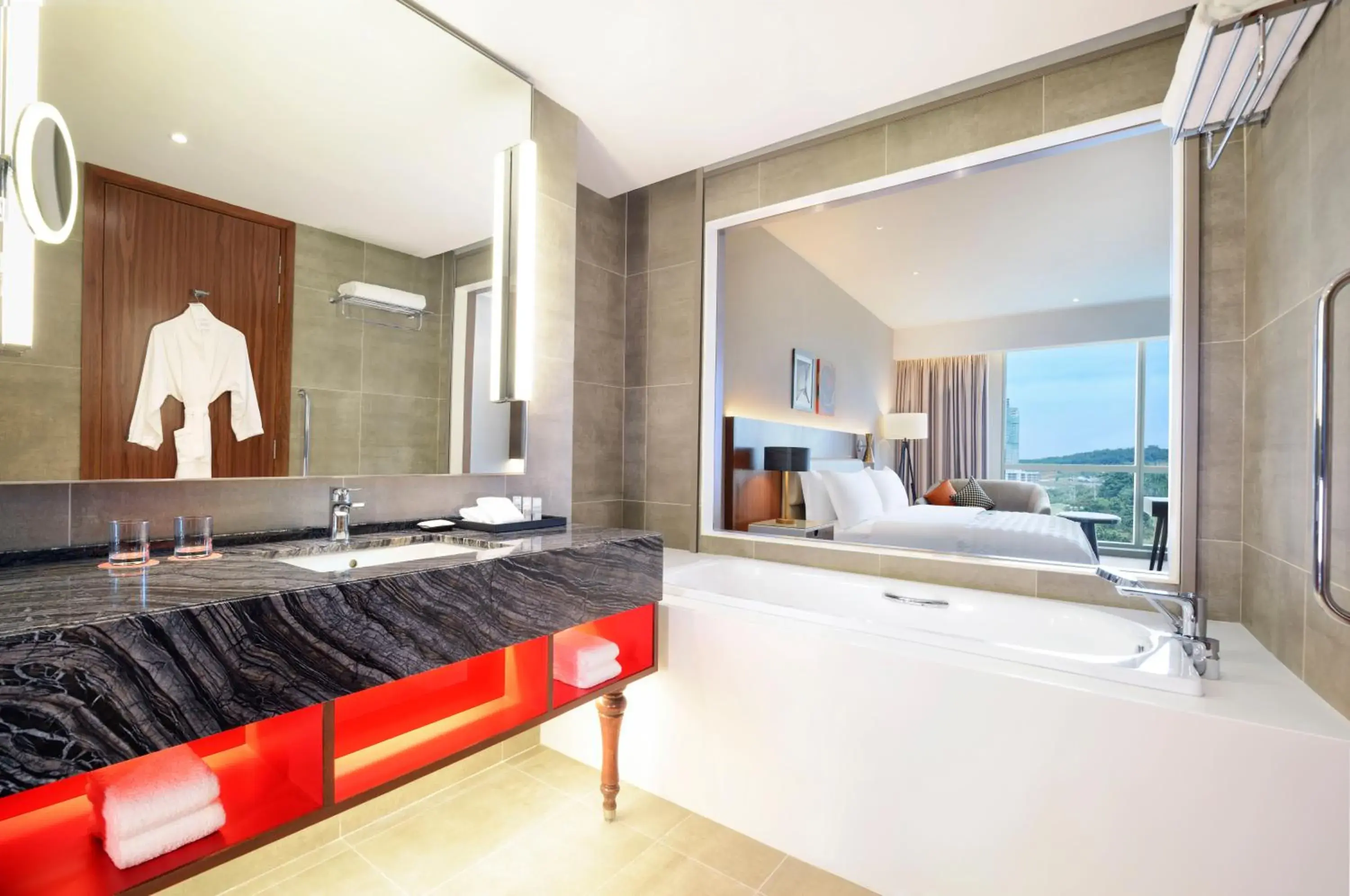 2 Twin/Single Beds, Golf Course View, Guest Room in Le Meridien Putrajaya 2 Twin/Single Beds, Golf Course View, Guest Room in Le Meridien Putrajaya