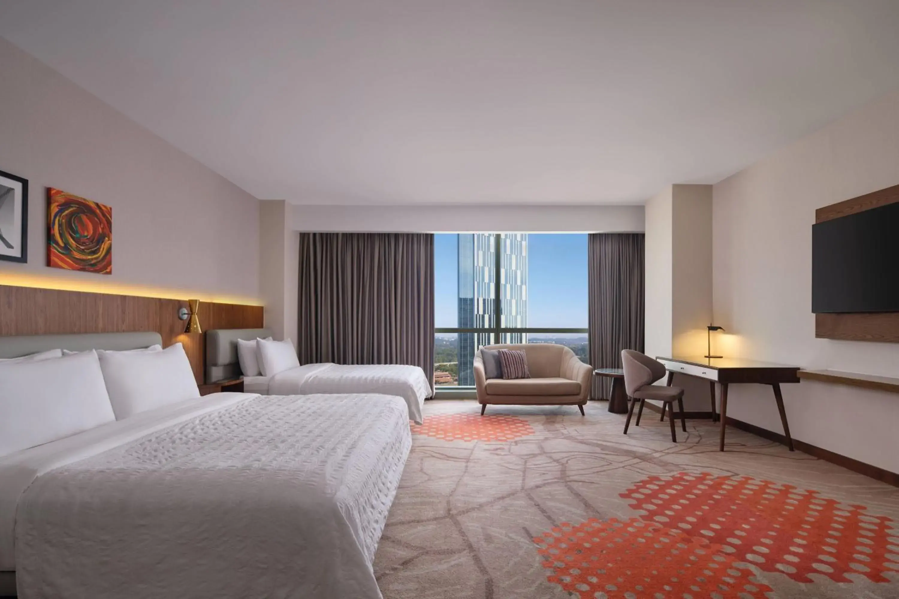 1 Twin Bed and 1 King Bed, Large Room in Le Meridien Putrajaya 1 Twin Bed and 1 King Bed, Large Room in Le Meridien Putrajaya