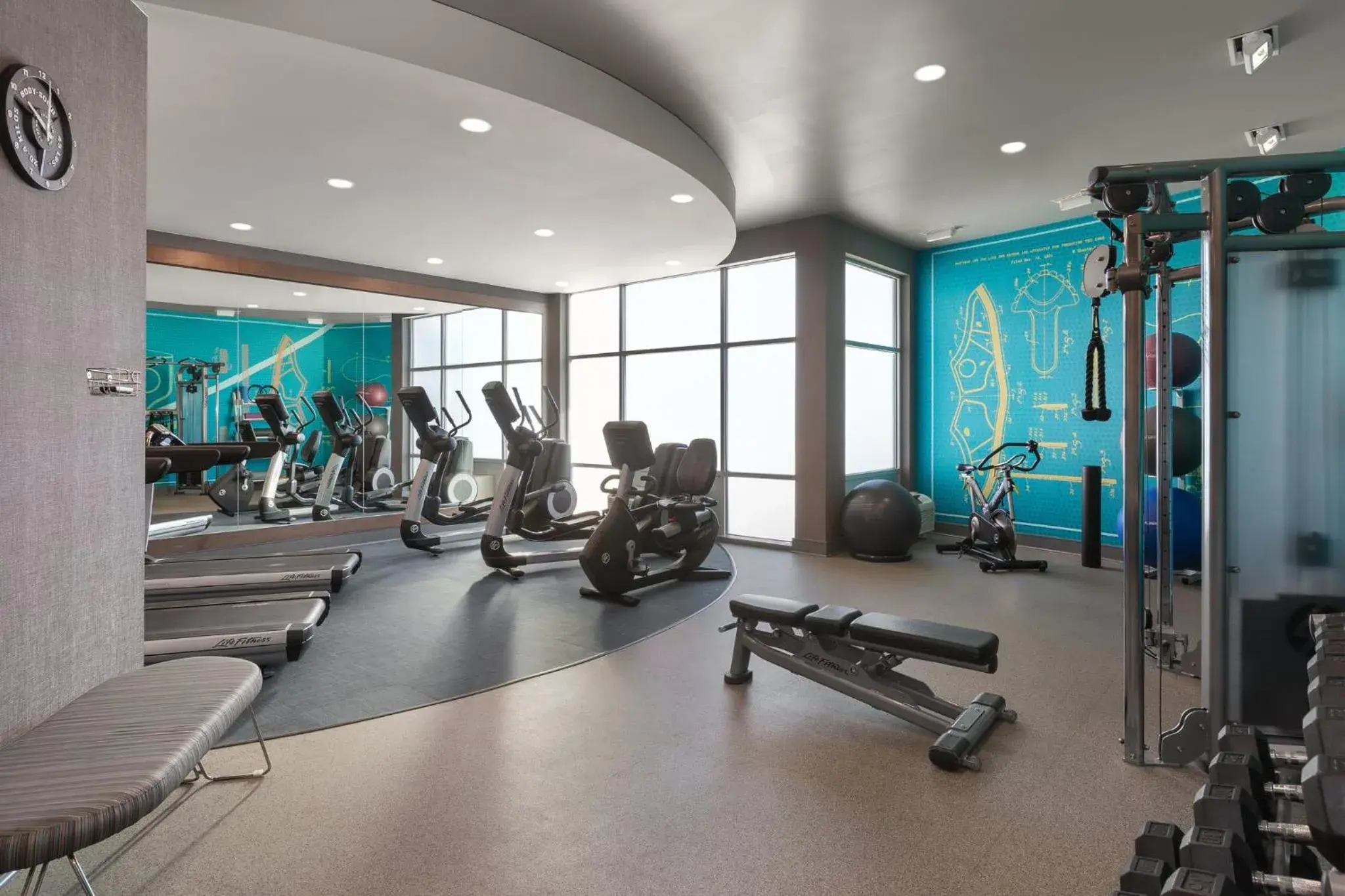 Fitness centre/facilities in Hotel Indigo Columbus Architectural Center by IHG Fitness centre/facilities in Hotel Indigo Columbus Architectural Center by IHG