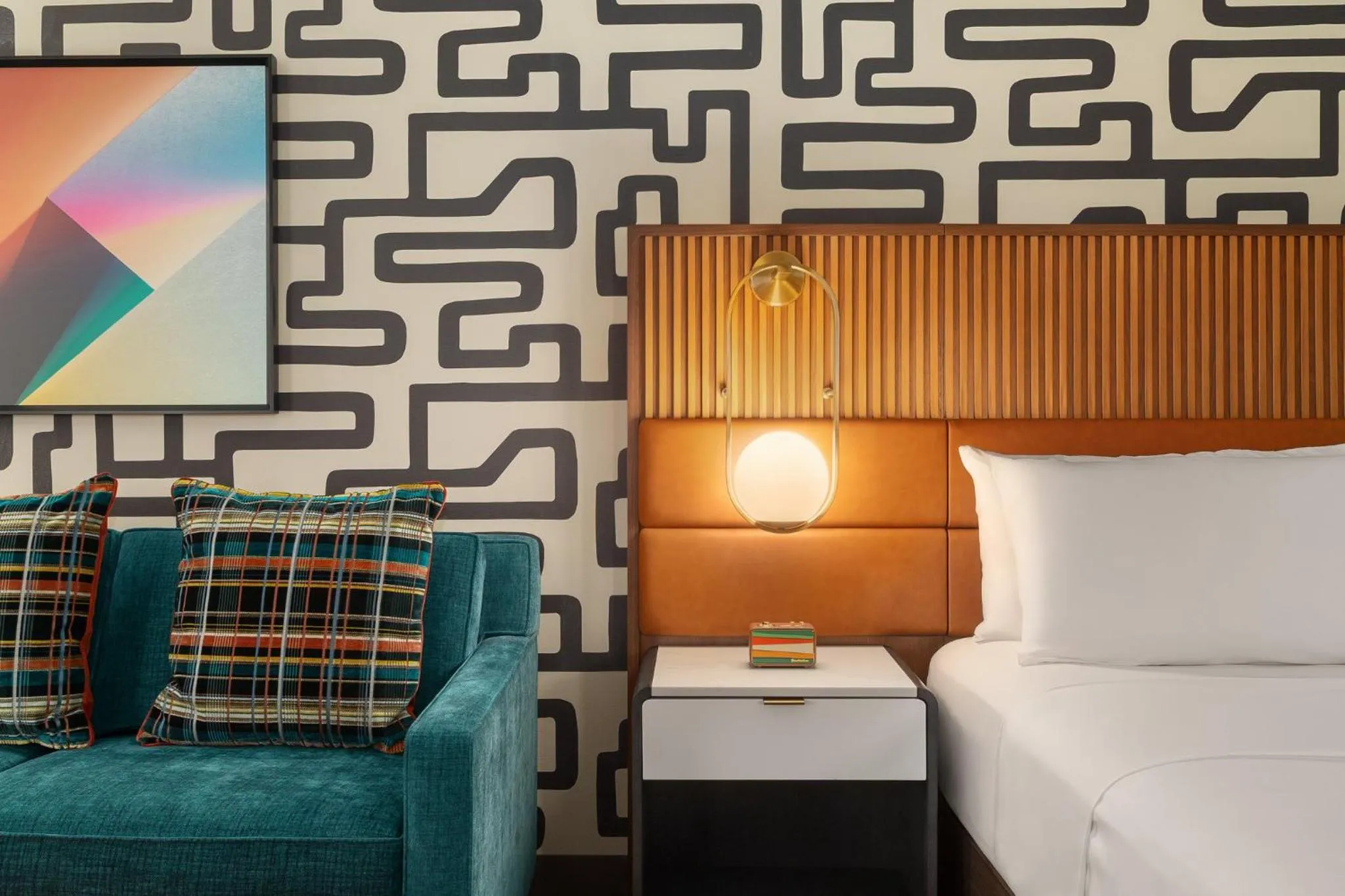 Photo of the whole room, Bed in Hotel Indigo Columbus Architectural Center by IHG