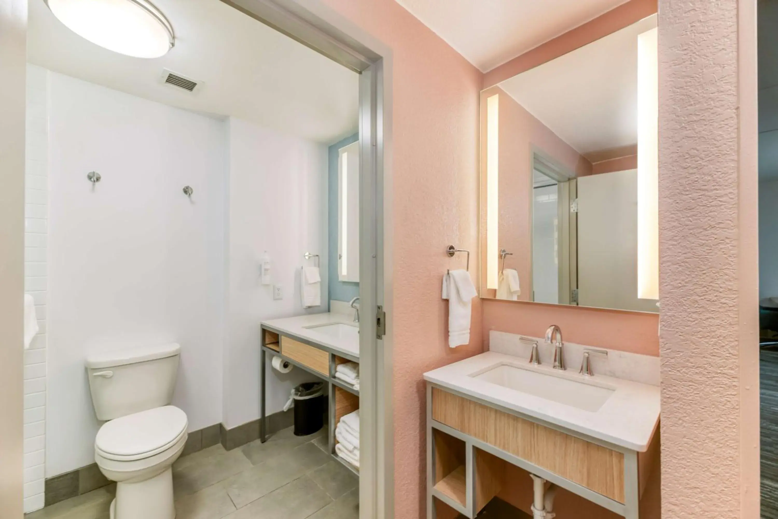 Bathroom in Hilton Garden Inn Outer Banks/Kitty Hawk Bathroom in Hilton Garden Inn Outer Banks/Kitty Hawk