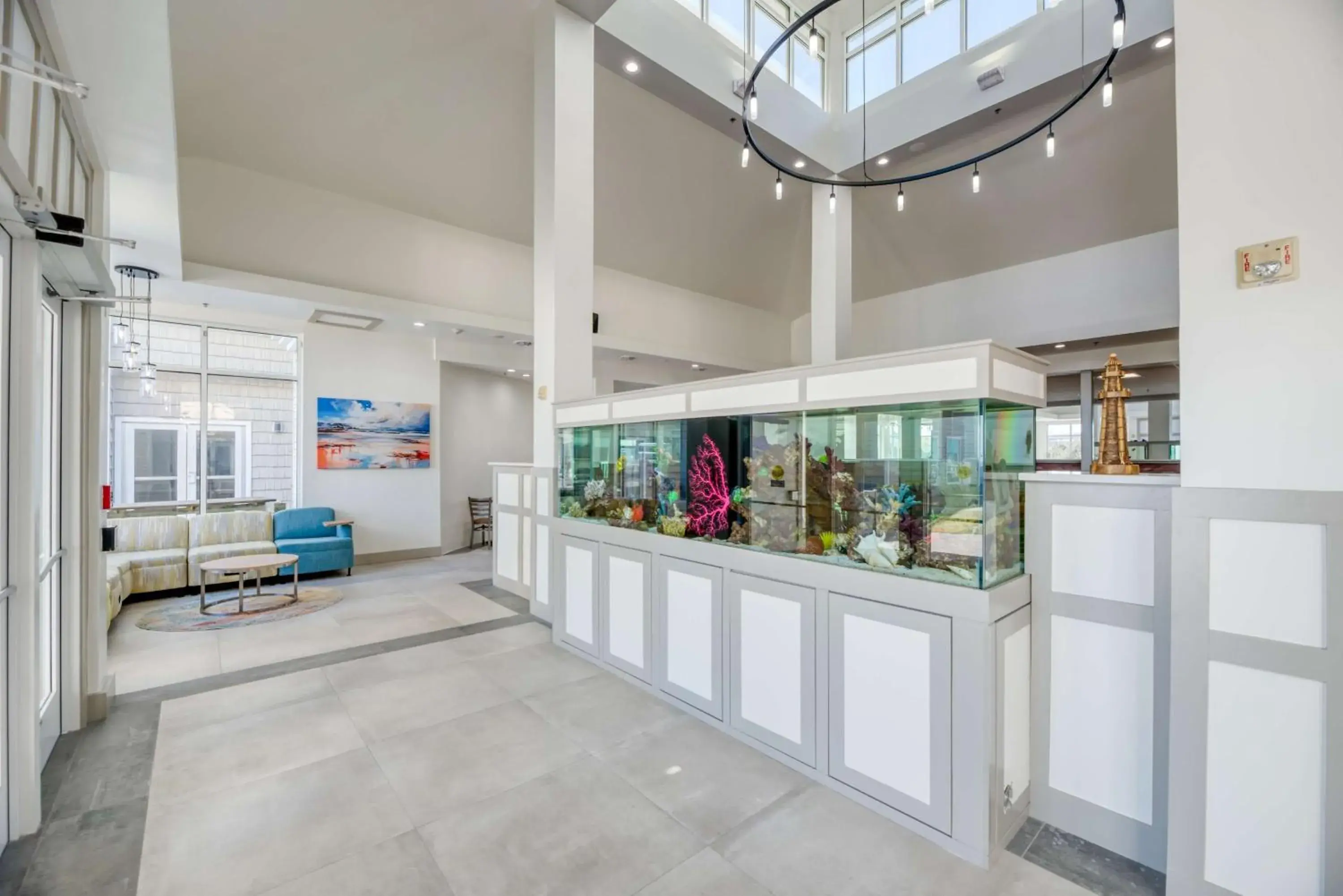 Lobby or reception in Hilton Garden Inn Outer Banks/Kitty Hawk Lobby or reception in Hilton Garden Inn Outer Banks/Kitty Hawk