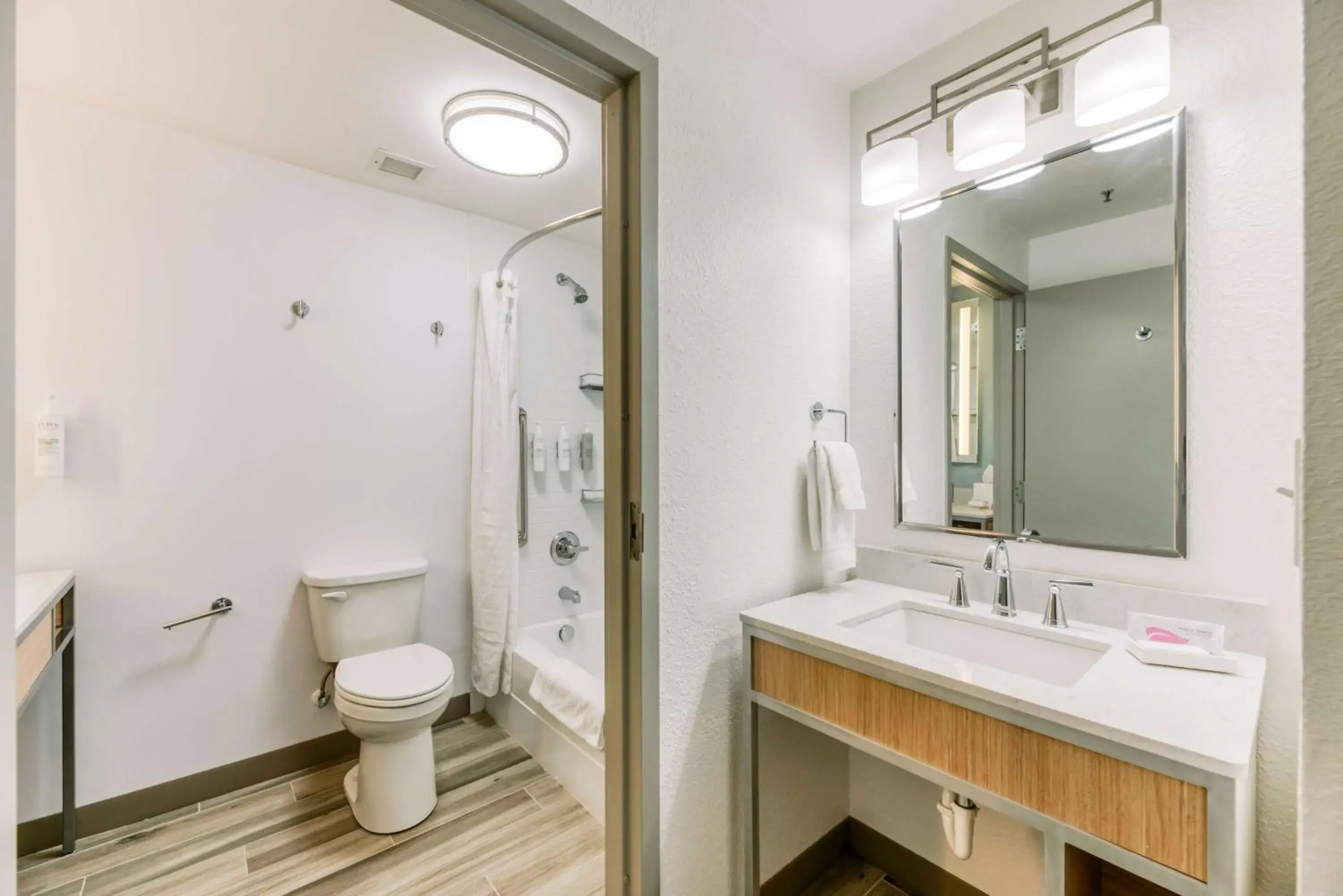 Bathroom in Hilton Garden Inn Outer Banks/Kitty Hawk Bathroom in Hilton Garden Inn Outer Banks/Kitty Hawk