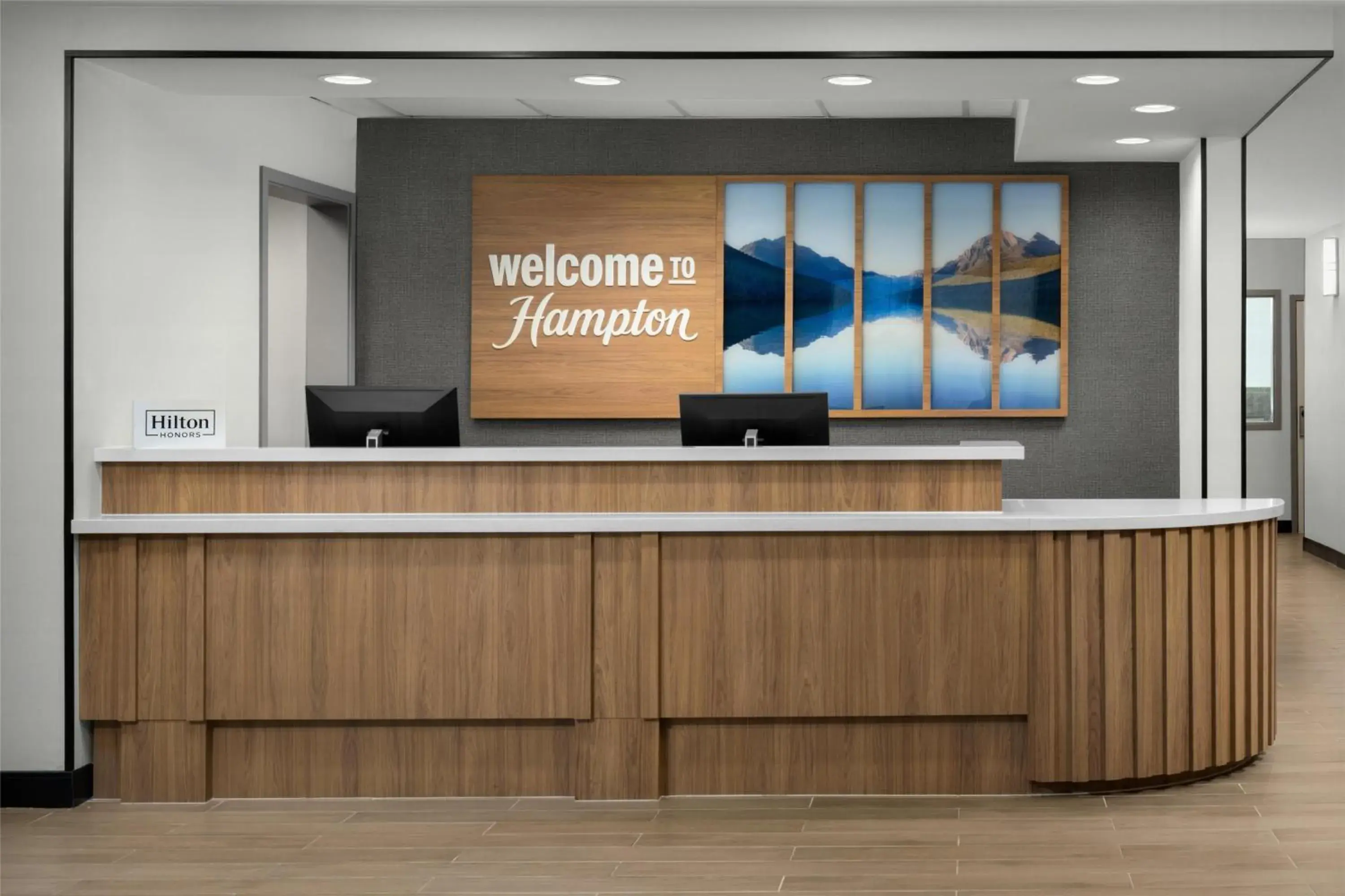 Lobby or reception in Hampton Inn Butte Lobby or reception in Hampton Inn Butte