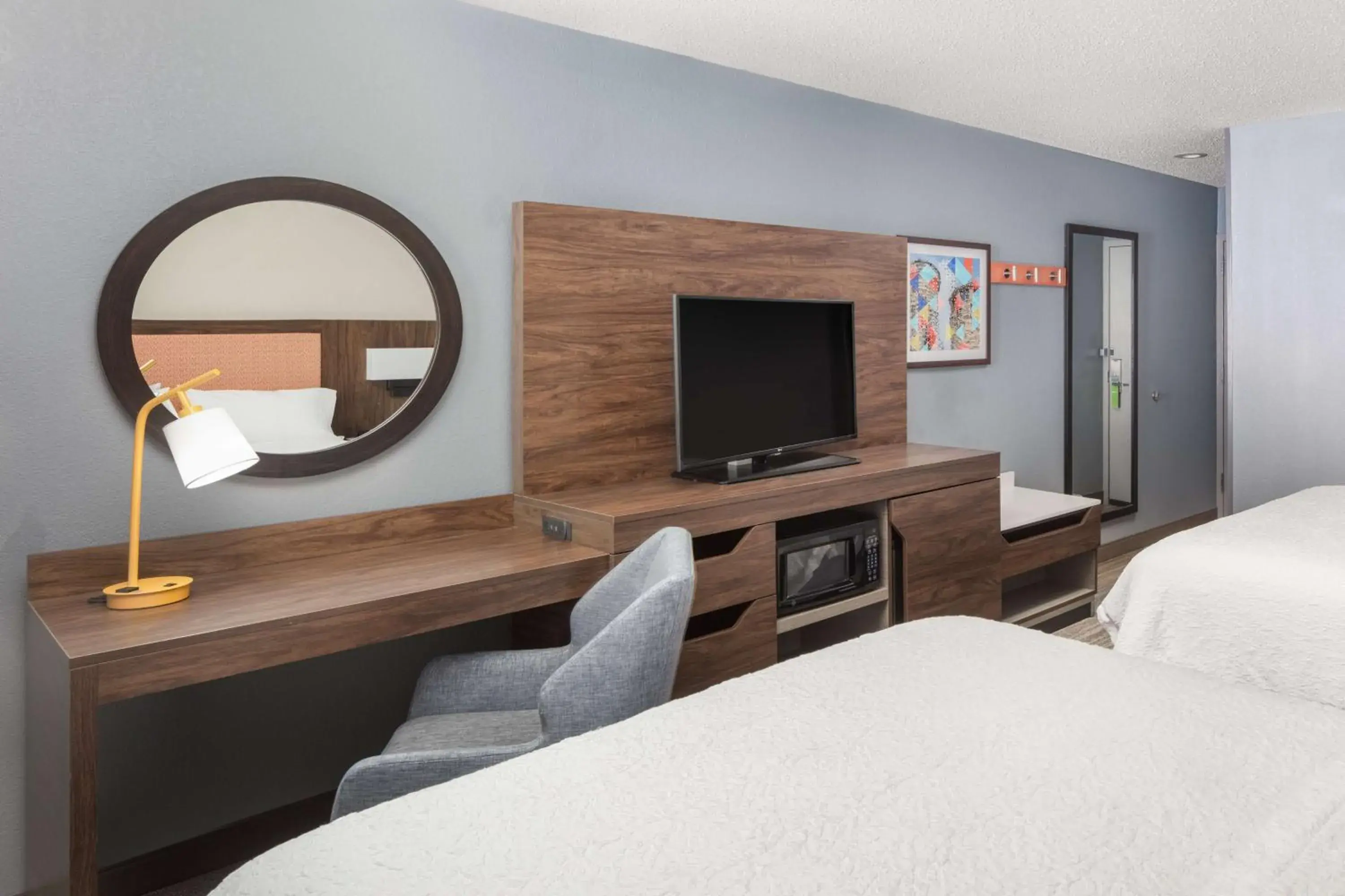 Queen Room with Two Queen Beds - Non-Smoking in Hampton Inn Joliet-Plainfield I-55 Queen Room with Two Queen Beds - Non-Smoking in Hampton Inn Joliet-Plainfield I-55