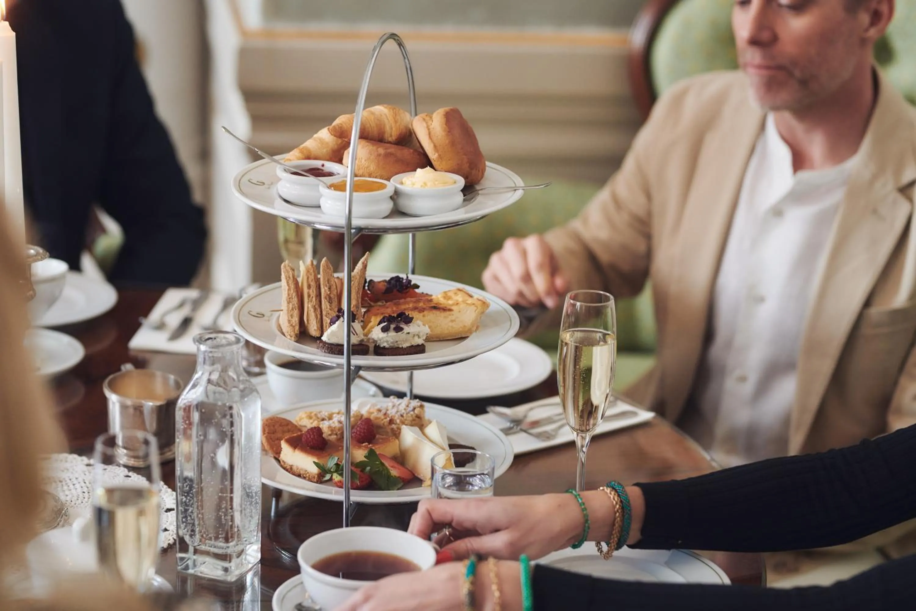 Food close-up in Gimo Herrgård