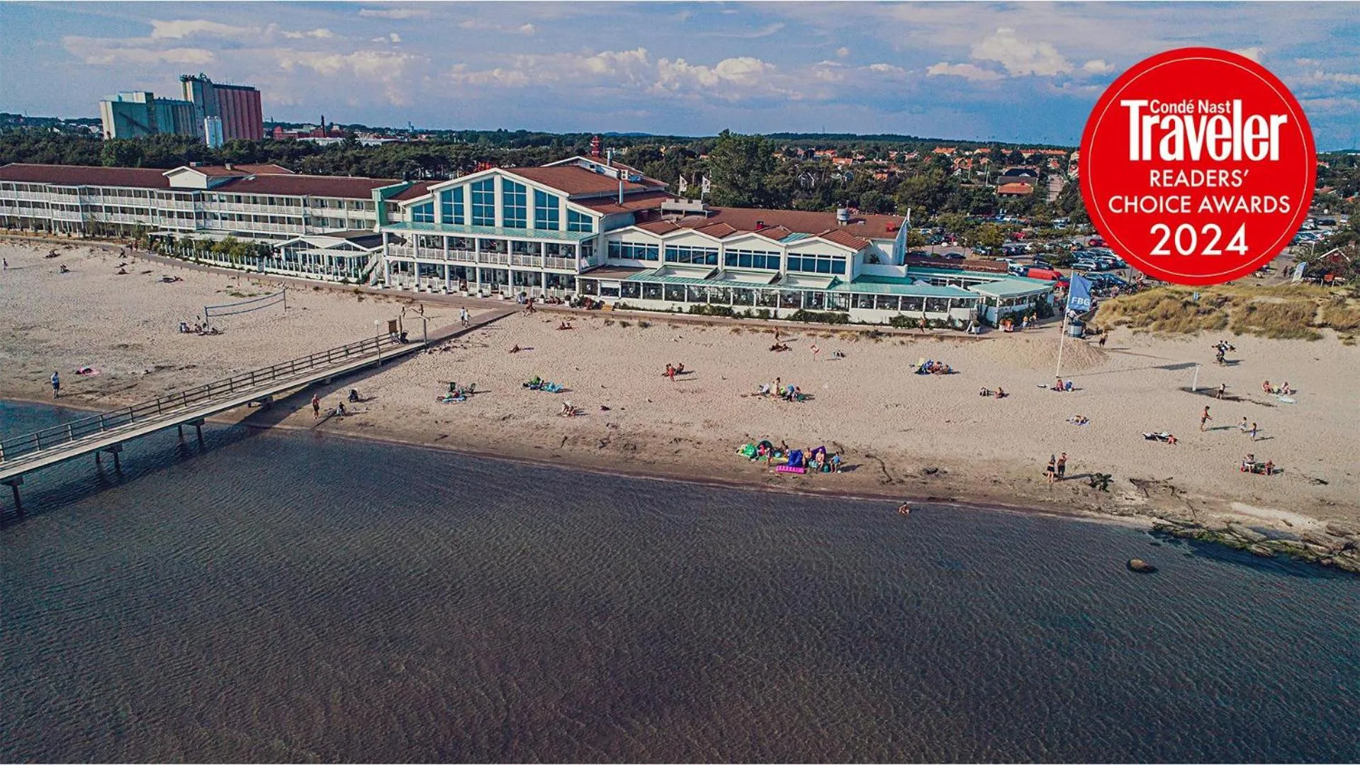 Beach in Falkenberg Strandbad