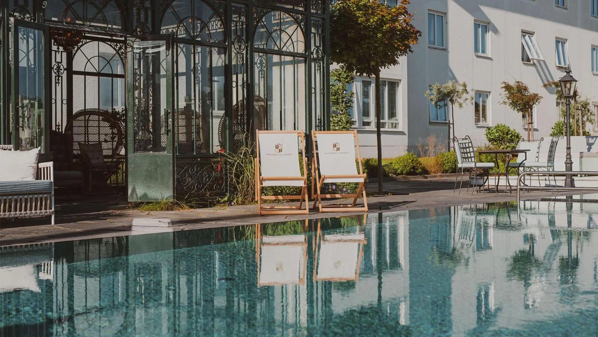 Swimming pool in Falkenberg Strandbad