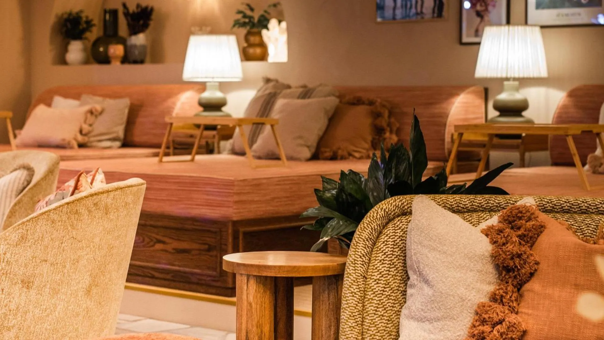 Lobby or reception, Bed in Falkenberg Strandbad