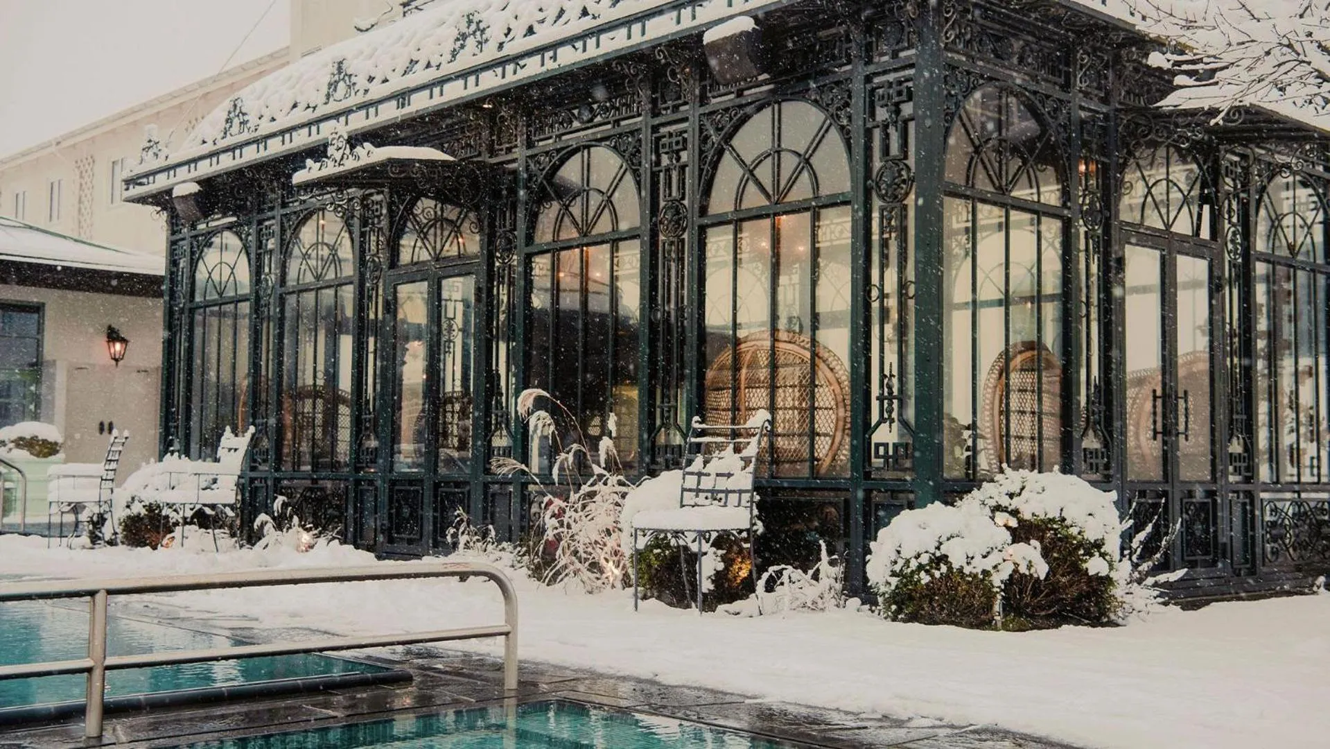 Swimming pool in Falkenberg Strandbad