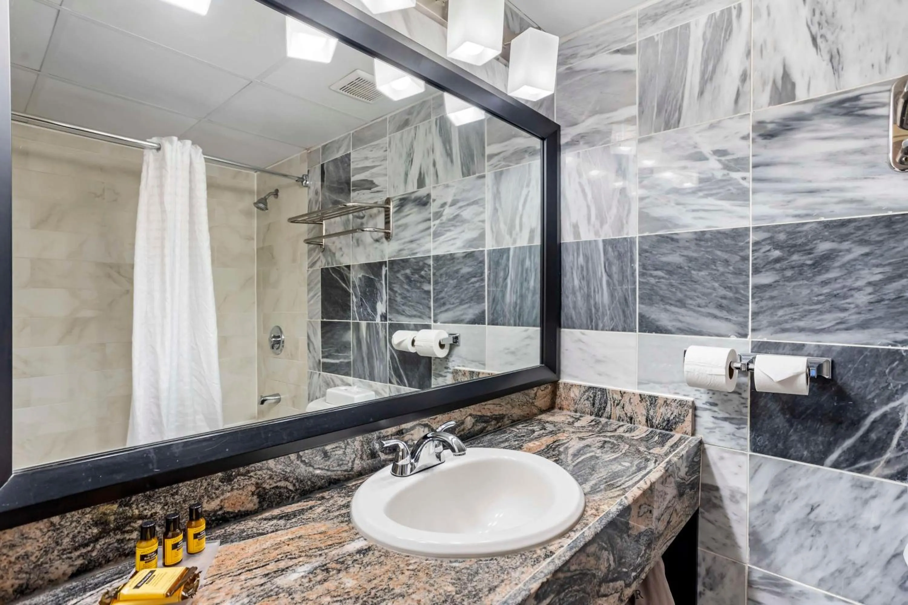 Bathroom in Best Western Plus Newark Airport West