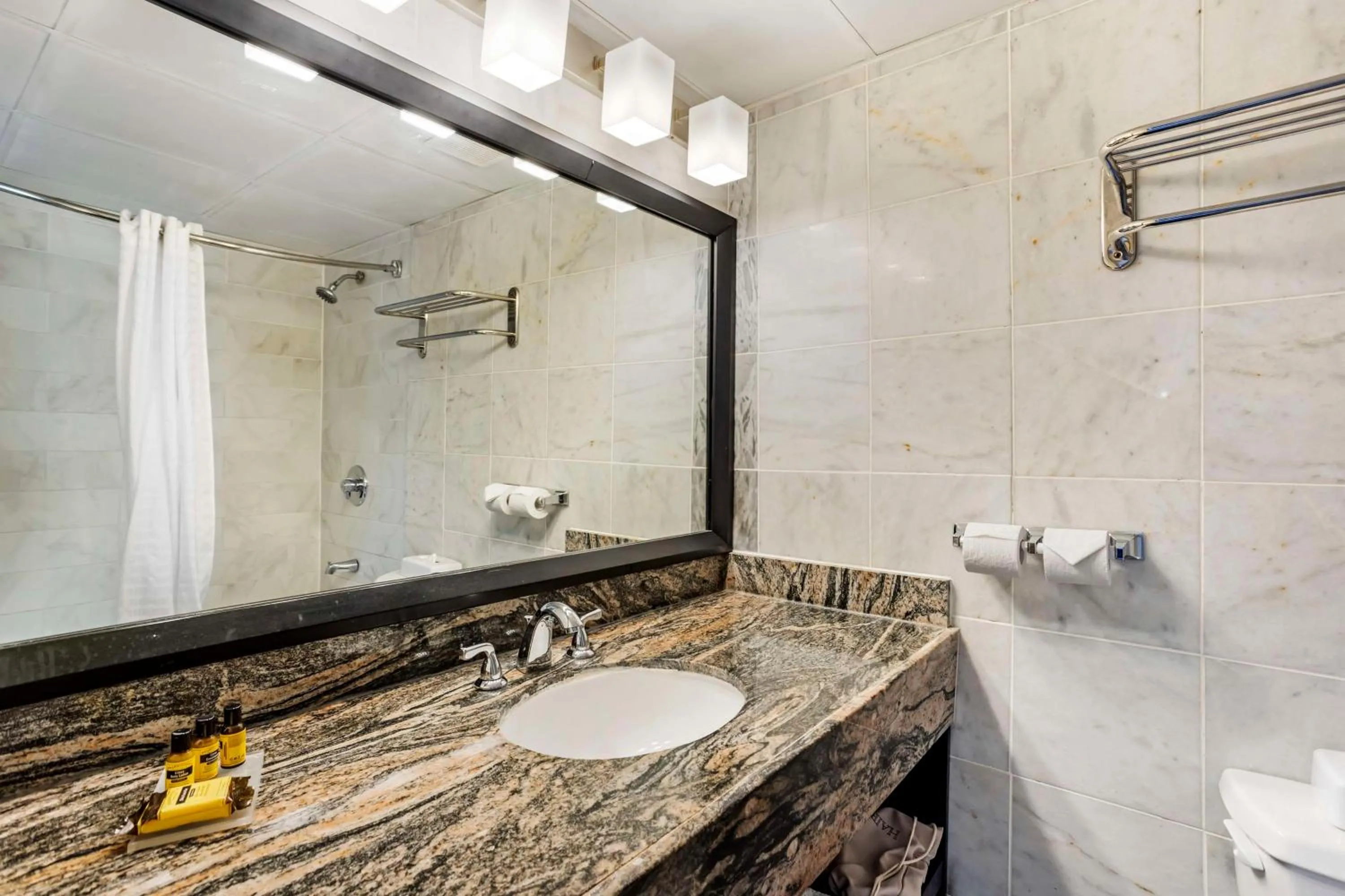 Bathroom in Best Western Plus Newark Airport West