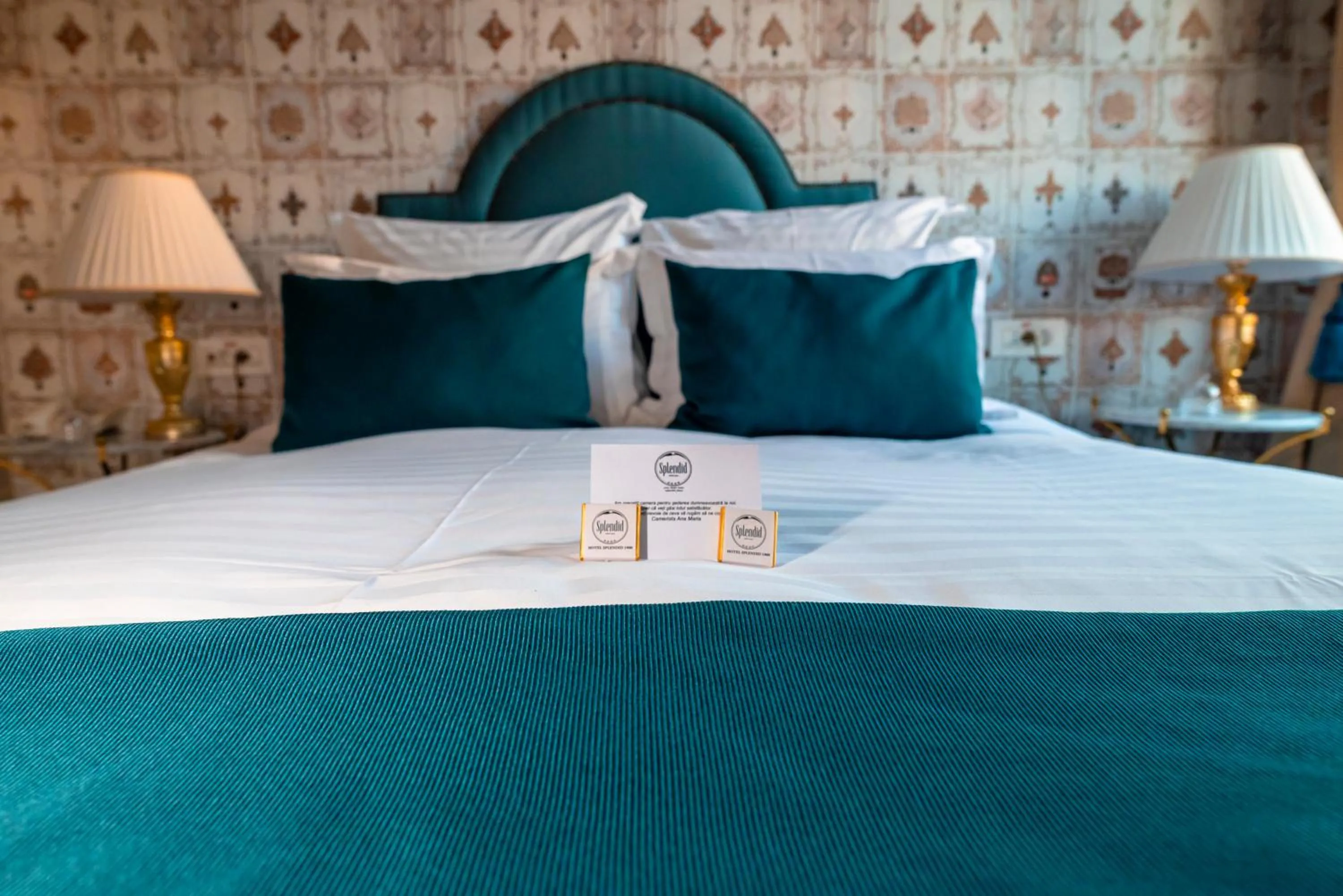 Bed in Hotel Splendid 1900