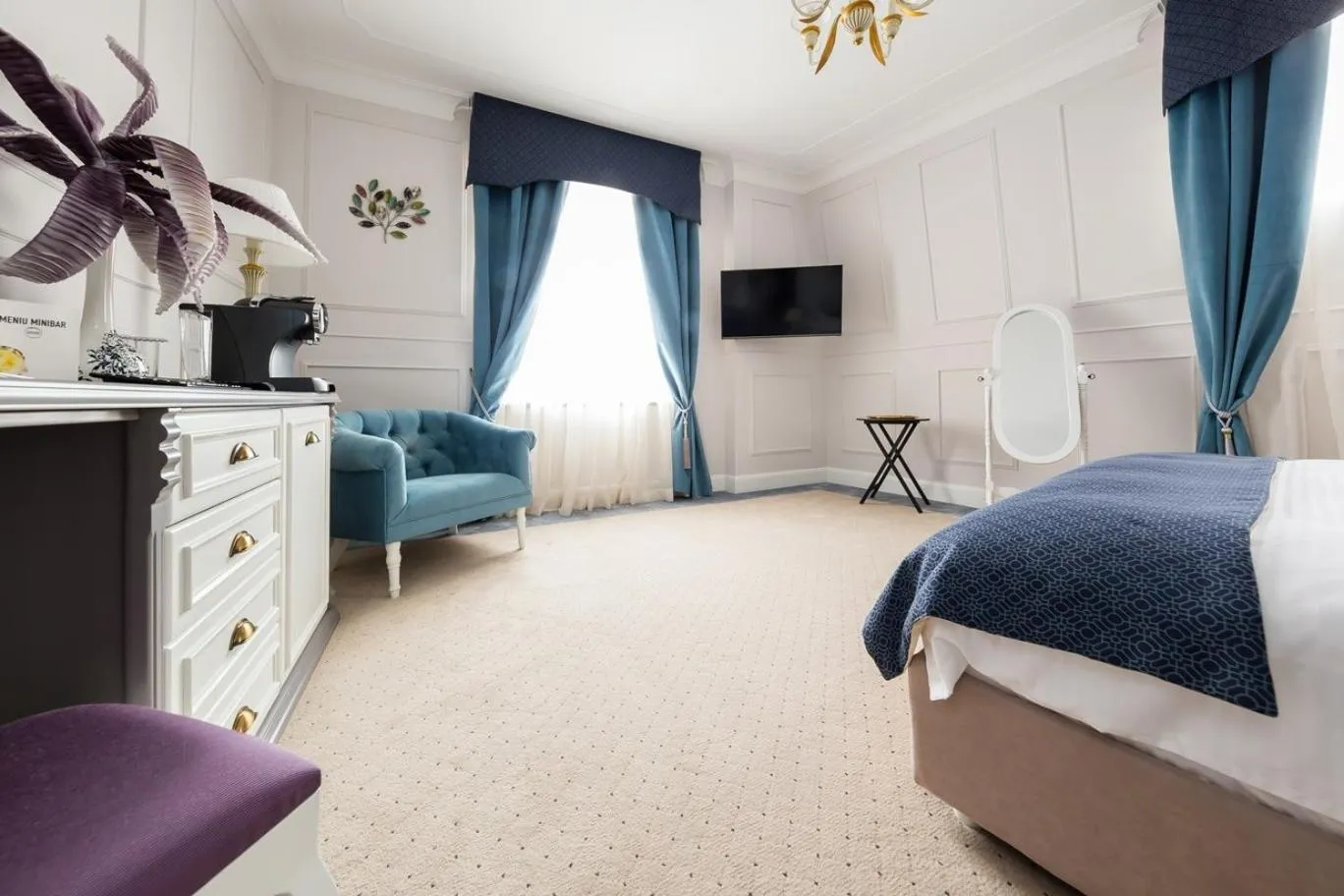 Bed in Hotel Splendid 1900