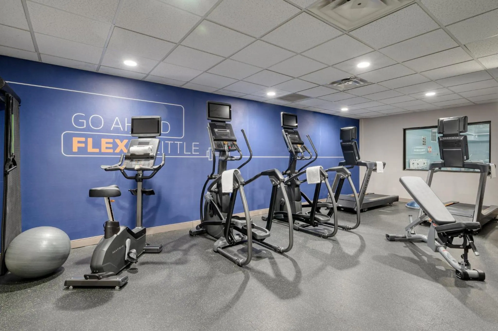 Fitness centre/facilities in Holiday Inn Express Hotel & Suites Columbus Airport by IHG