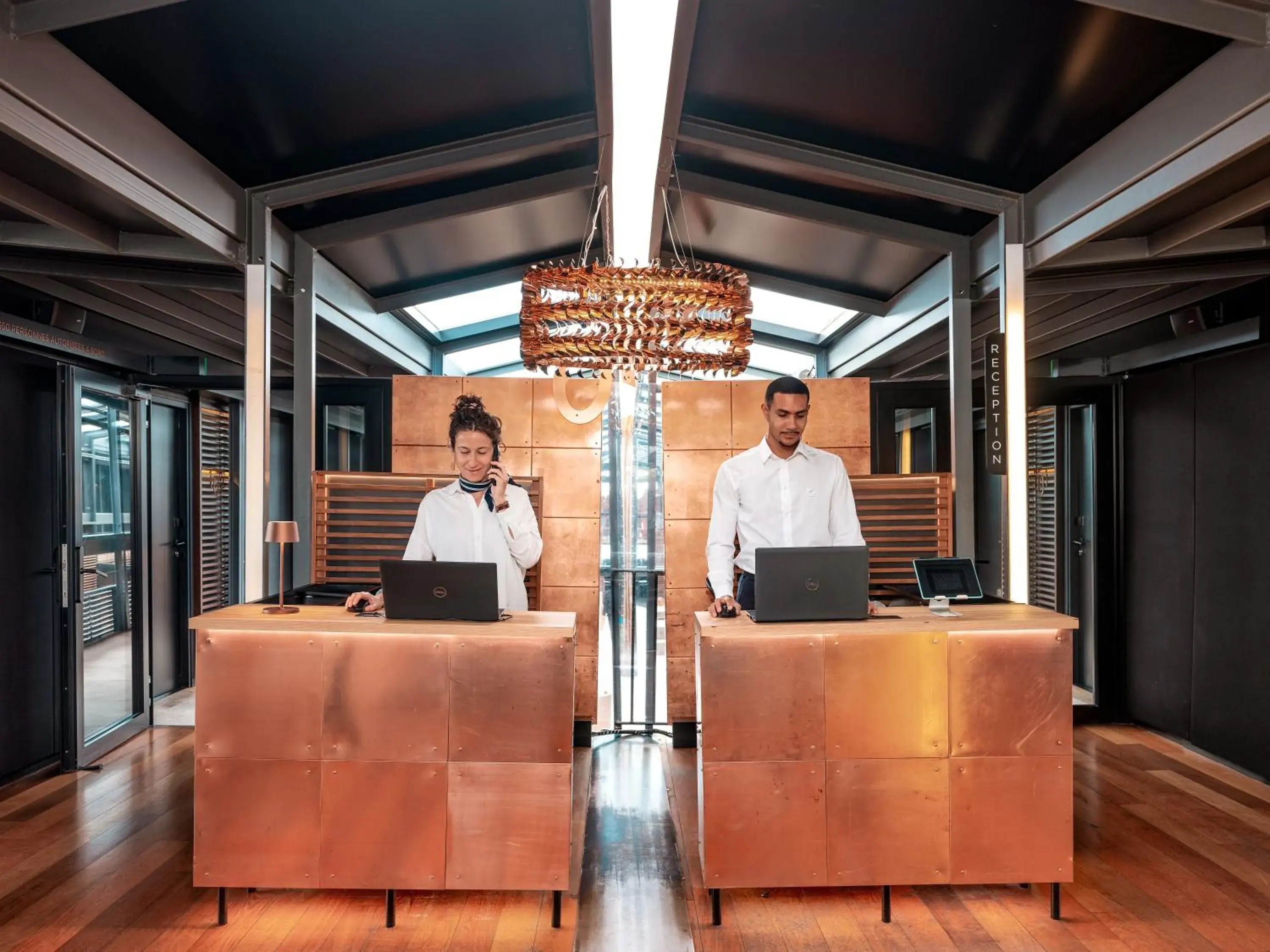 Lobby or reception in Hotel OFF Paris Seine Lobby or reception in Hotel OFF Paris Seine