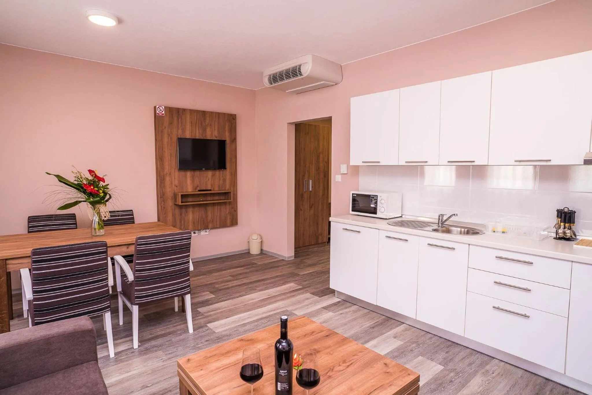 Kitchen or kitchenette in B&B Villa Angy