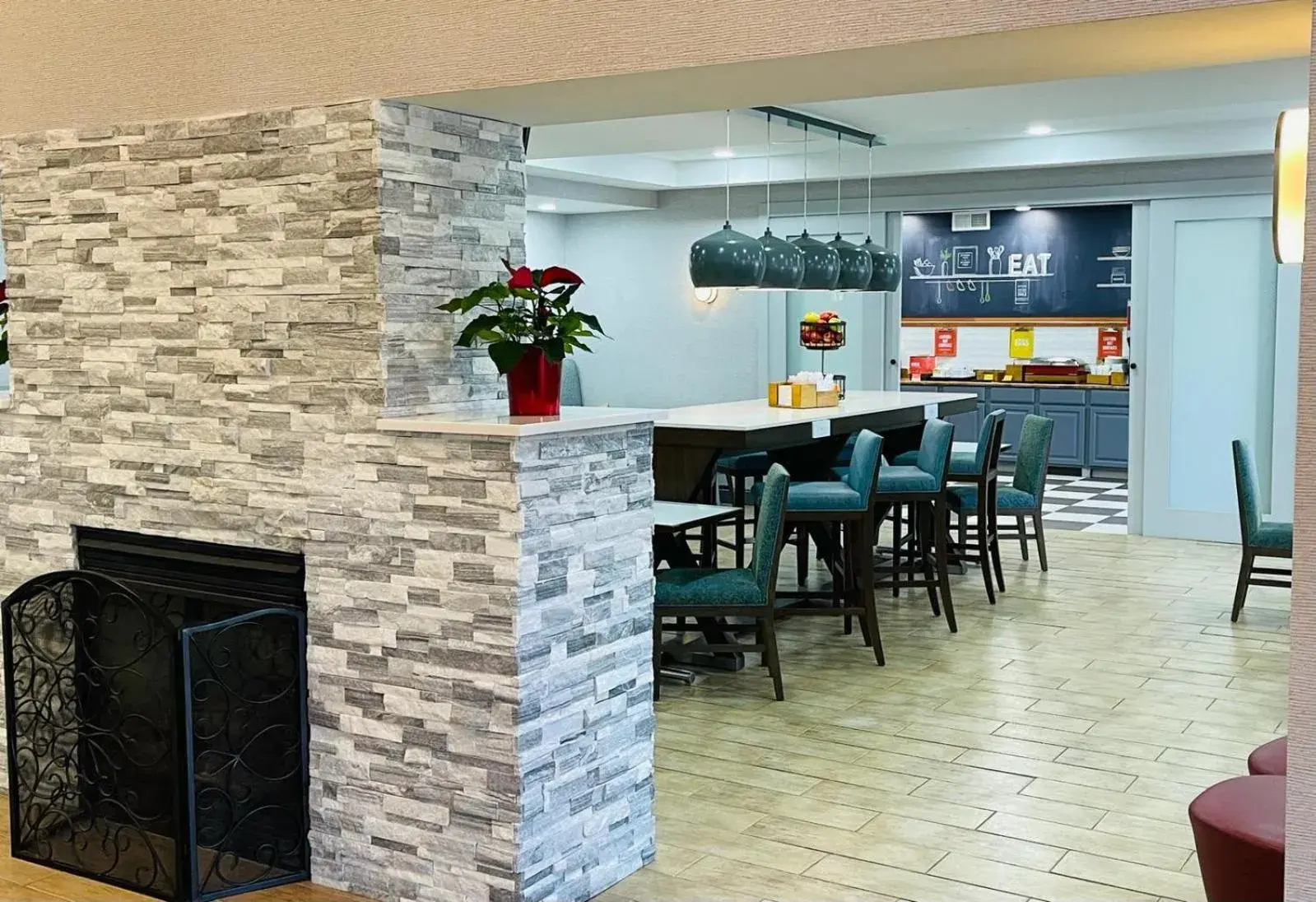 Lobby or reception in Hampton by Hilton Brattleboro Lobby or reception in Hampton by Hilton Brattleboro