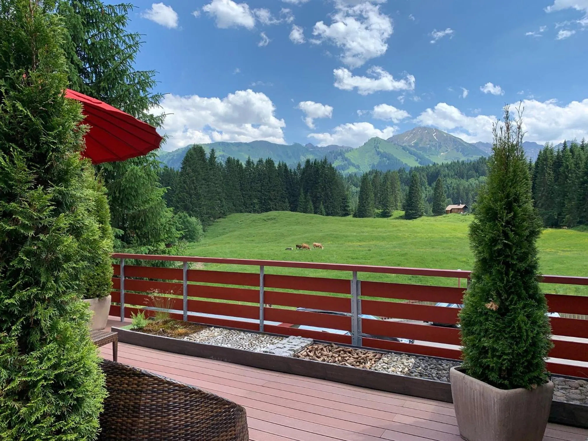 Balcony/Terrace in Alpenhotel DAS KÜREN