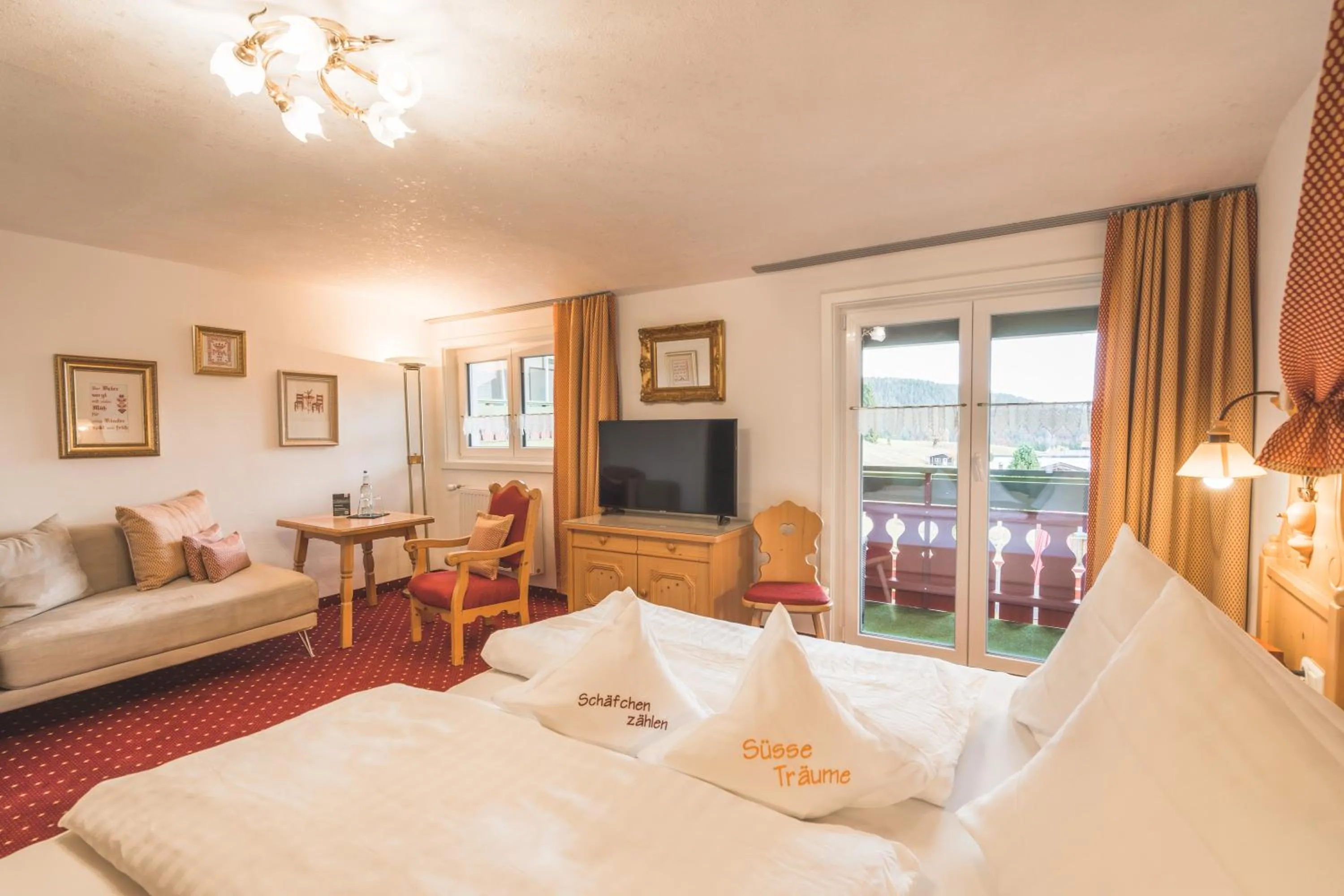 Bed in Alpenhotel DAS KÜREN