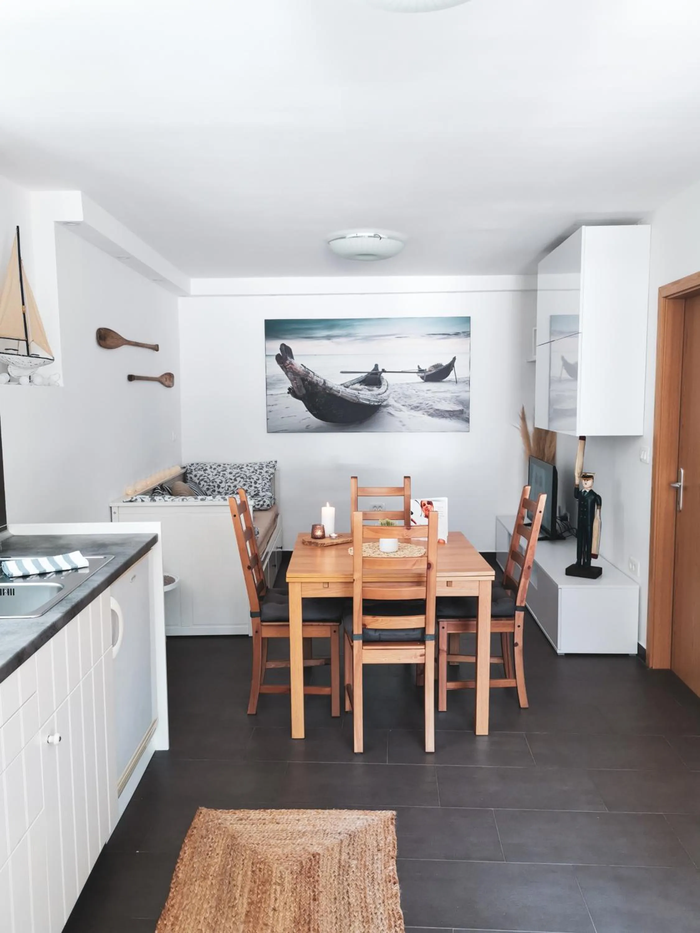 Kitchen or kitchenette in Apartments Vela