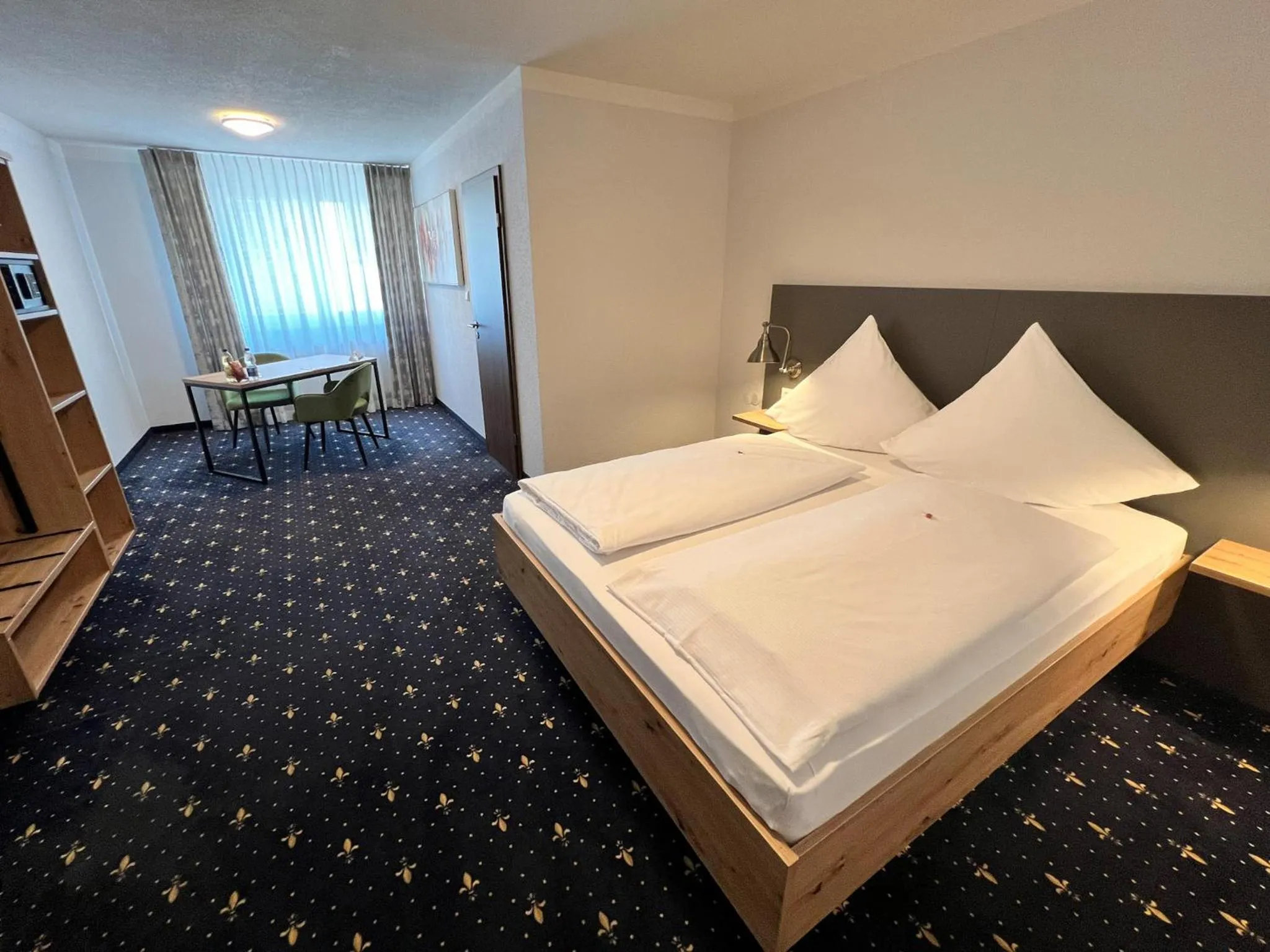 Bed in stadthotel miya