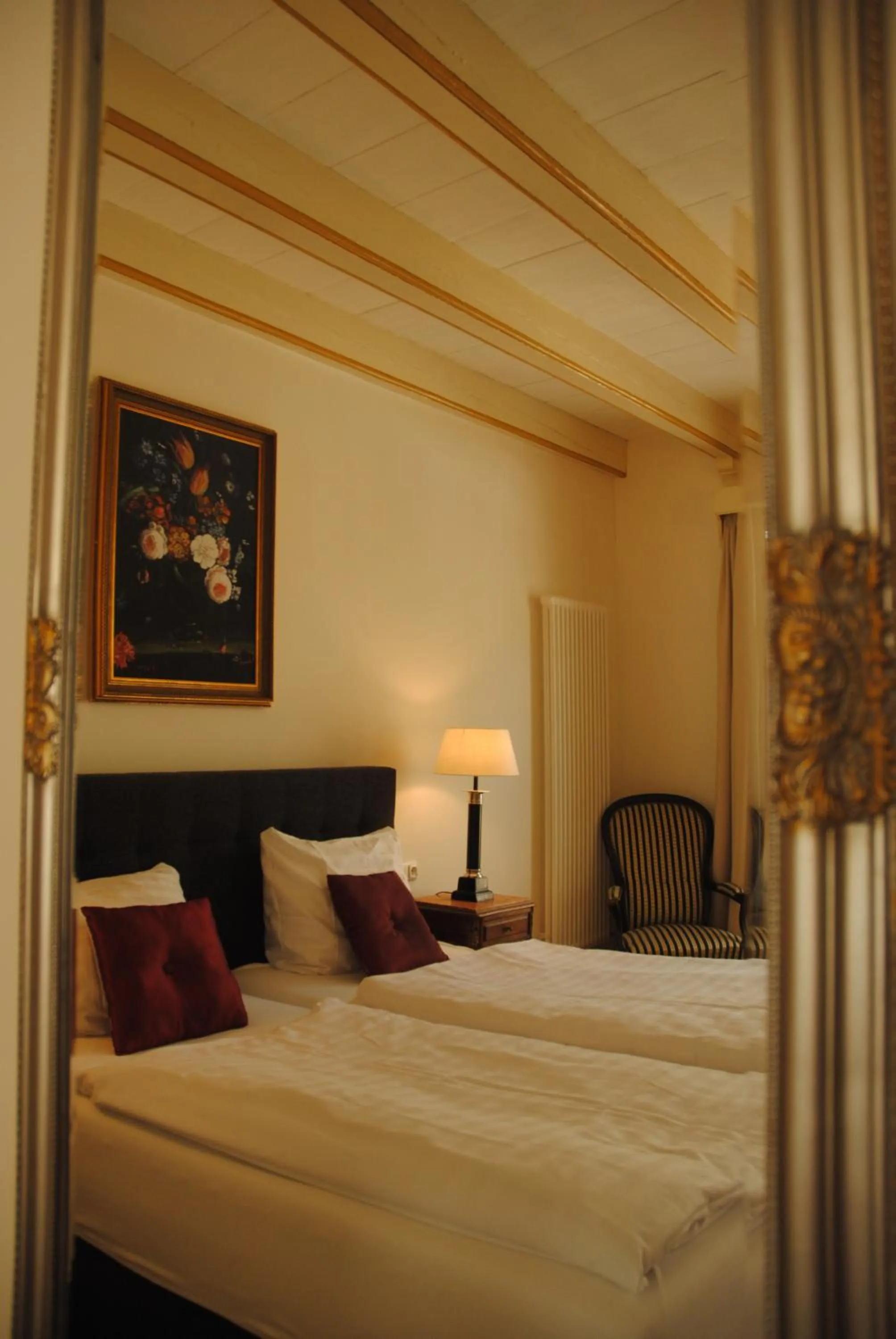 Decorative detail, Bed in De Gulden Waagen