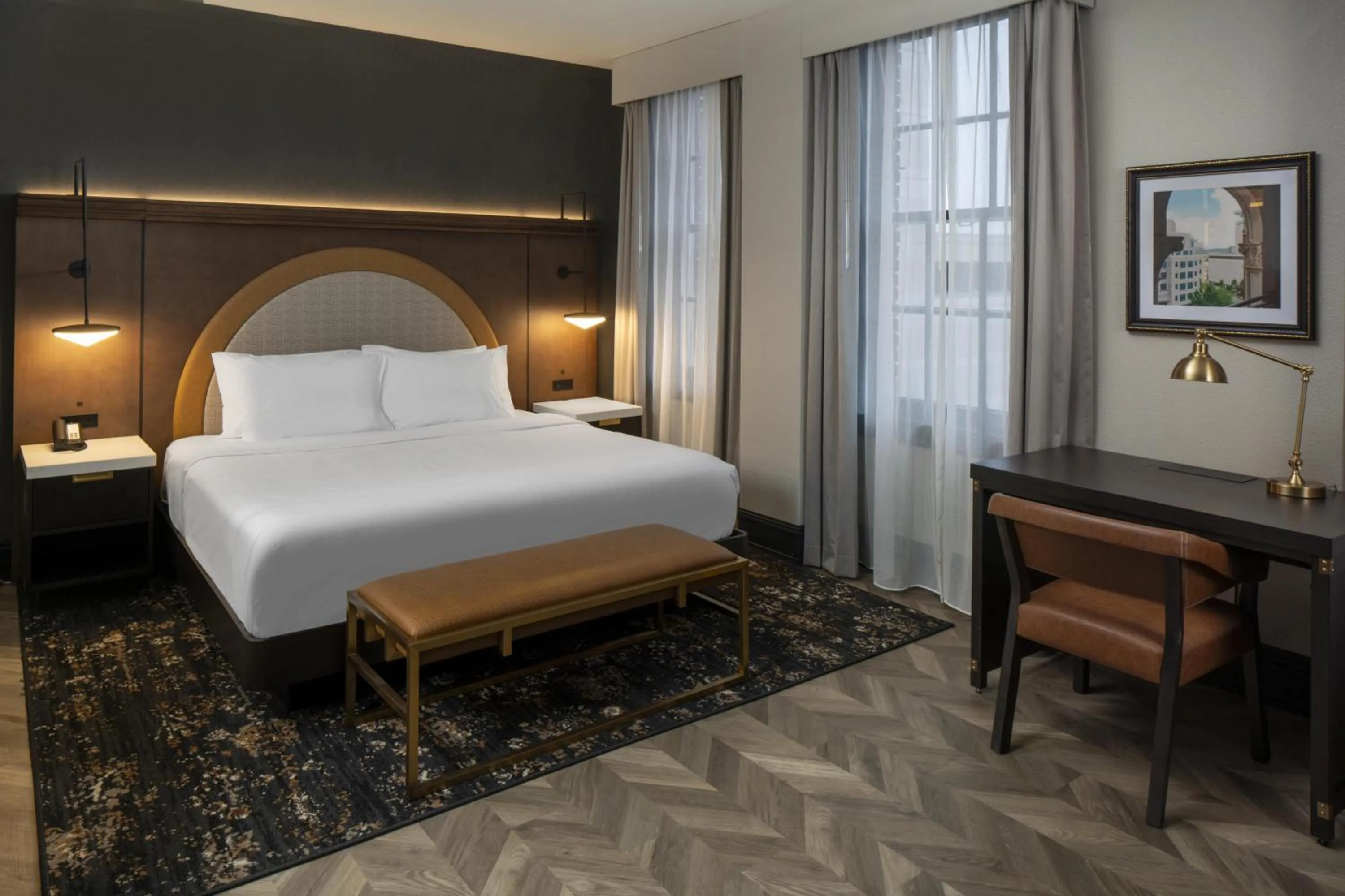 Bedroom, Bed in Hampton Inn & Suites Birmingham-Downtown-Tutwiler