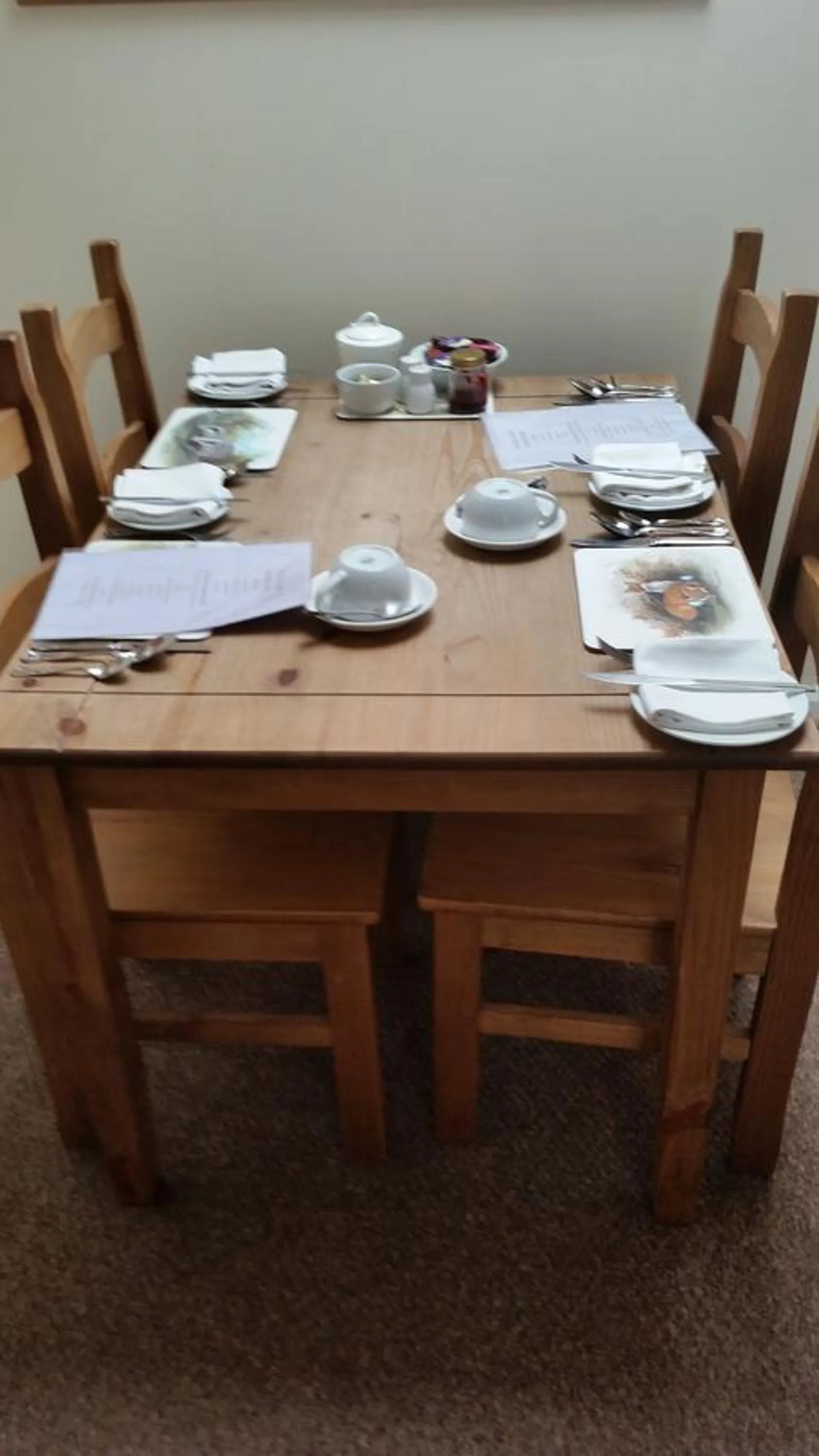 Dining area in Chilton Villa B&B