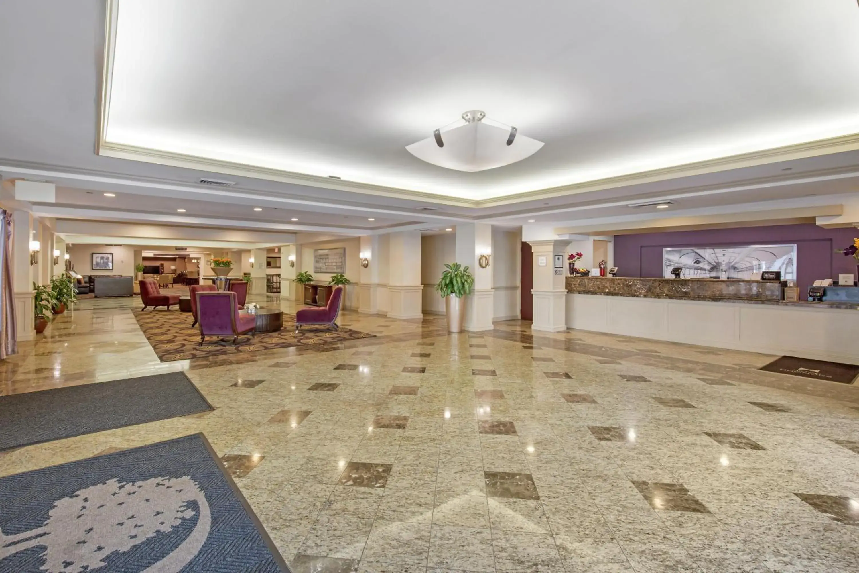 Lobby or reception in DoubleTree by Hilton Downtown Wilmington - Legal District Lobby or reception in DoubleTree by Hilton Downtown Wilmington - Legal District