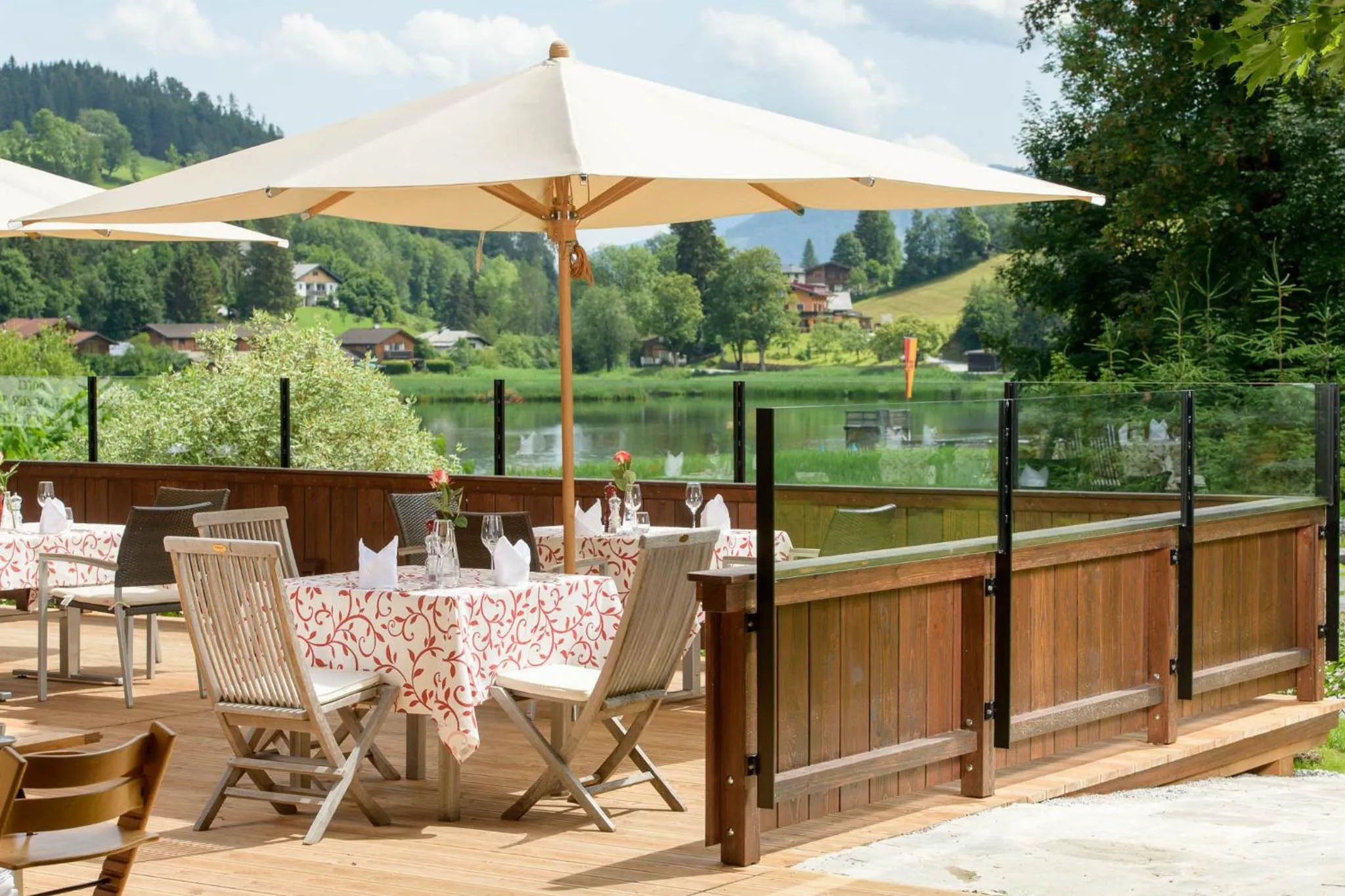 Garden in Hotel zur Post