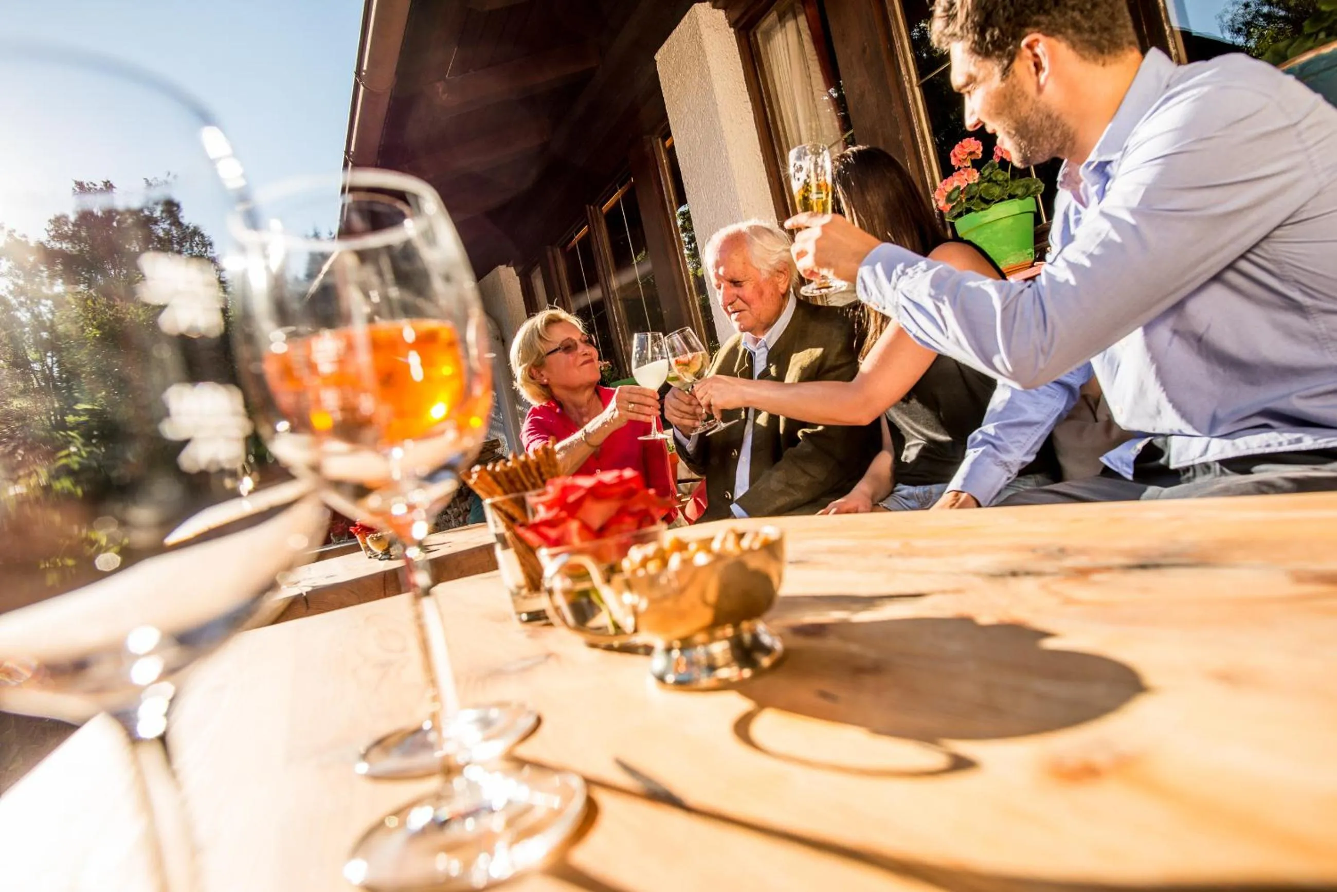 Balcony/Terrace in Hotel zur Post