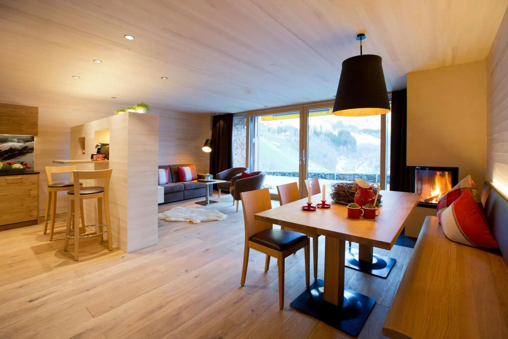 Living room in n Apartments Hotel