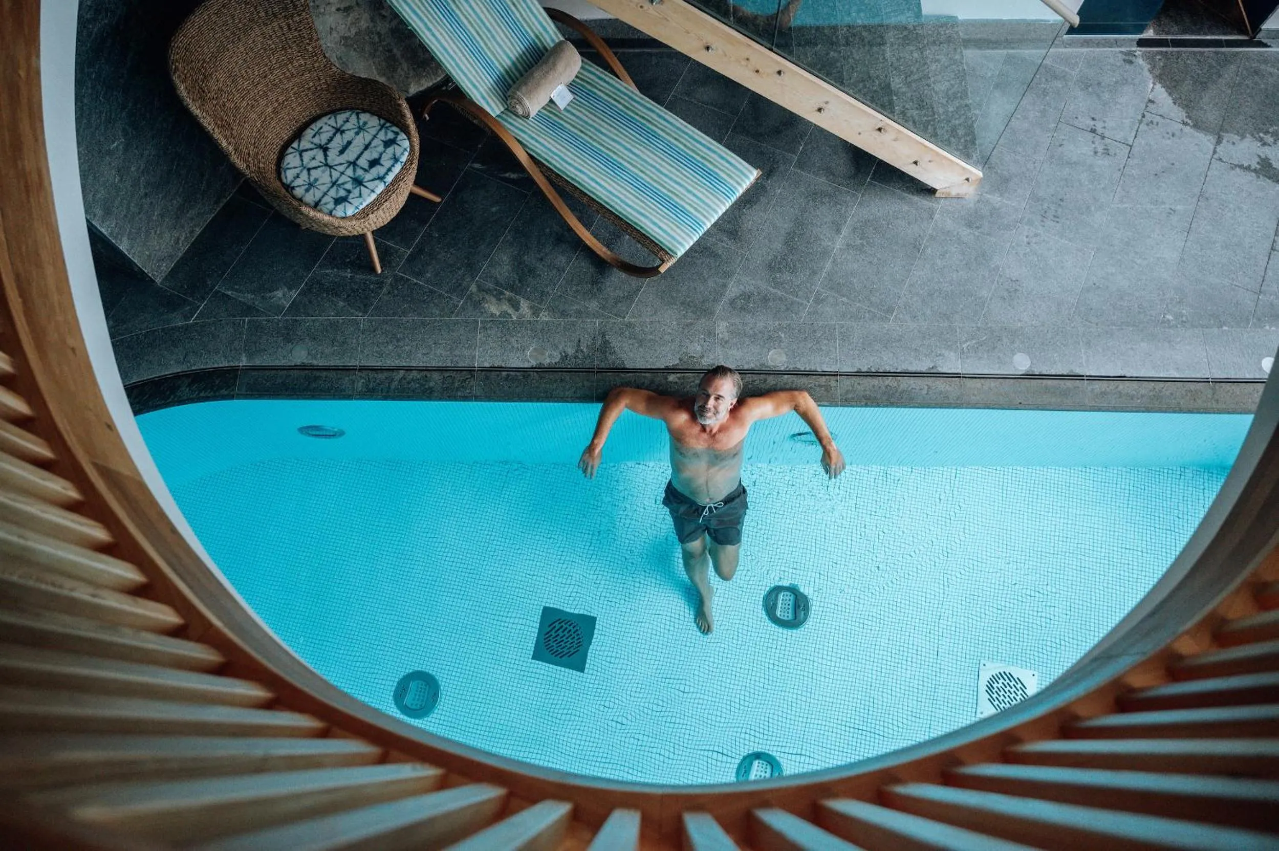 Spa and wellness centre/facilities in Hotel Goldener Berg