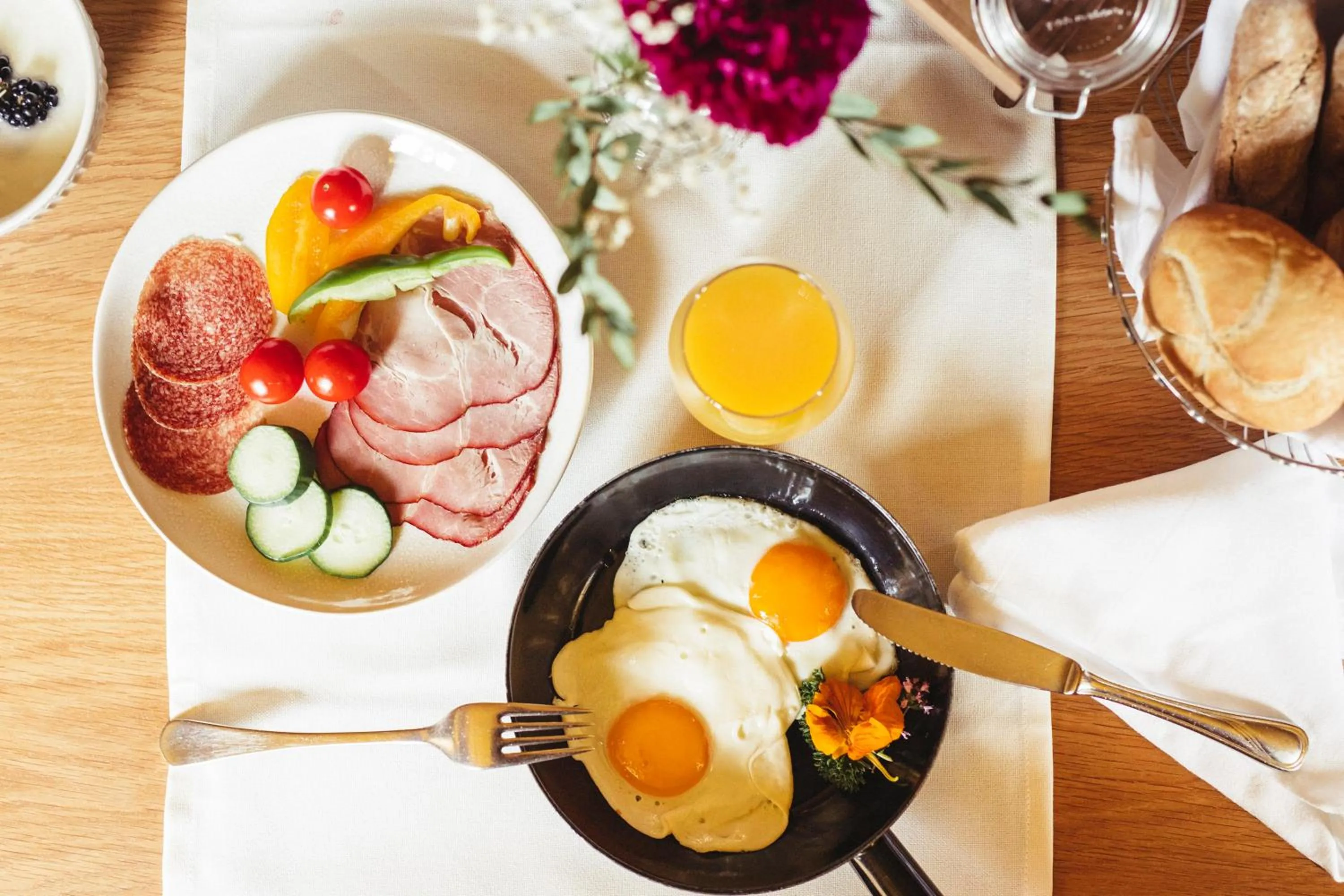 Food and drinks in Hotel Gasthof Adler