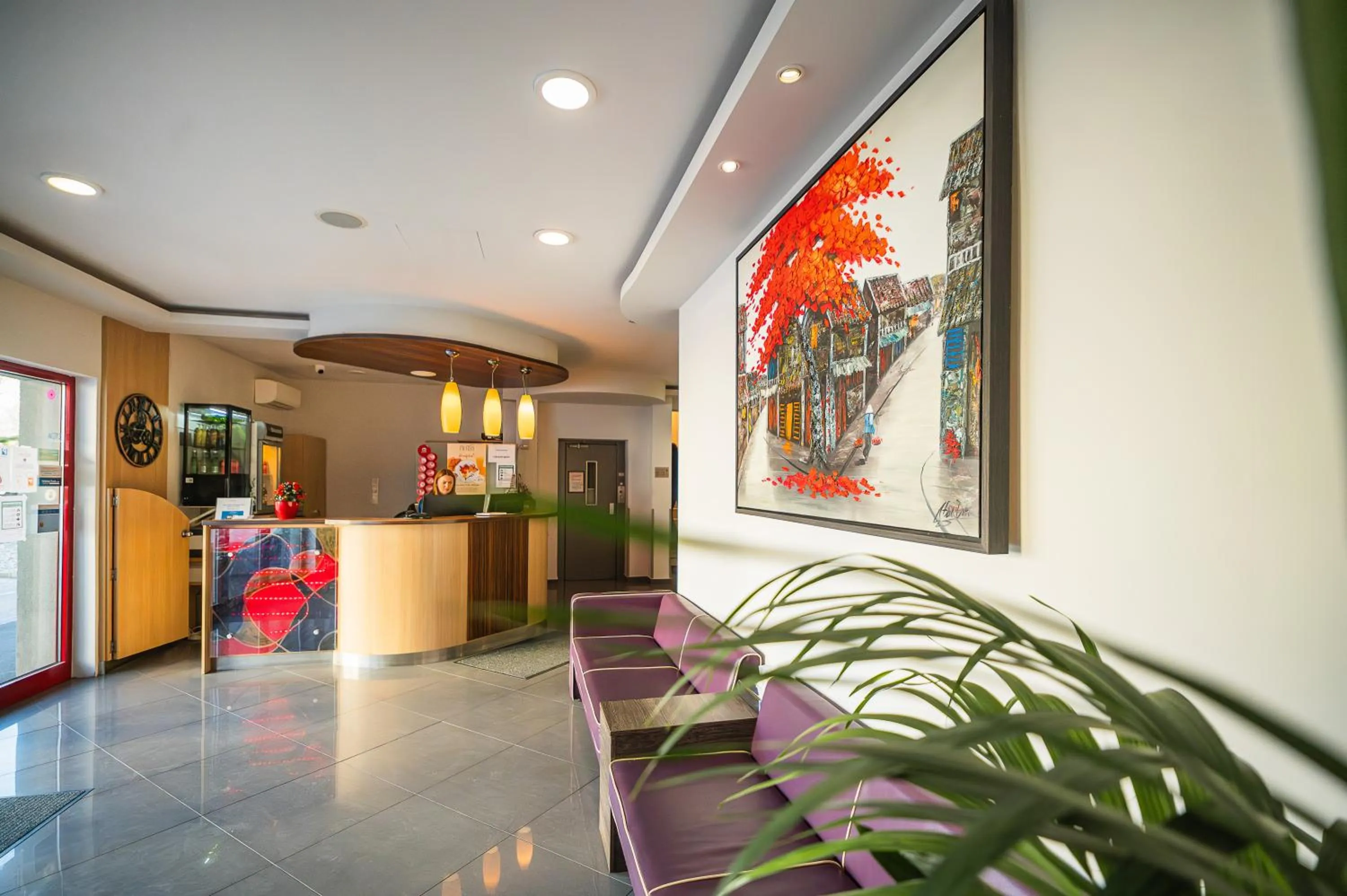 Lobby or reception in Arion Airport Hotel
