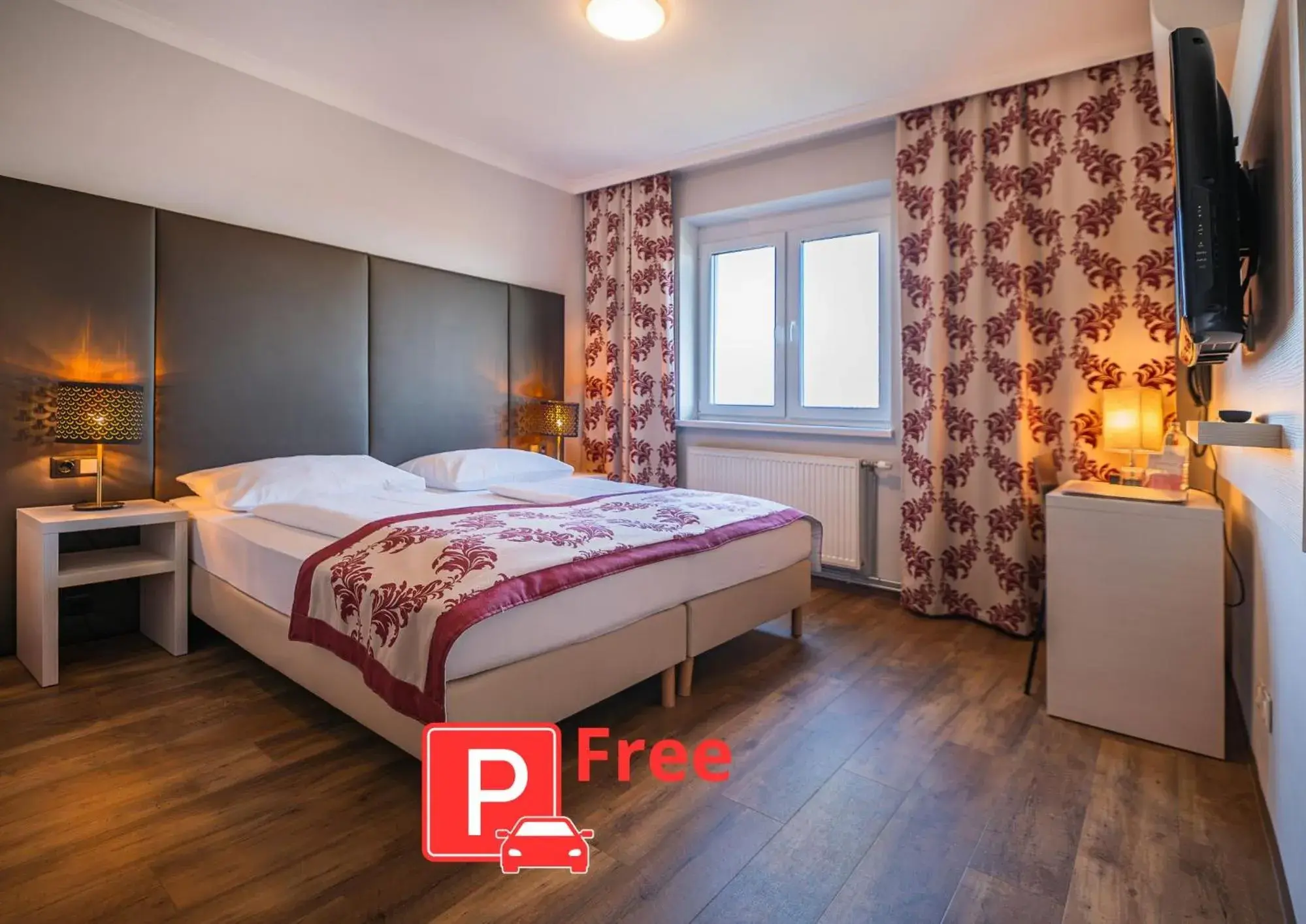 Bed in Arion Airport Hotel Bed in Arion Airport Hotel