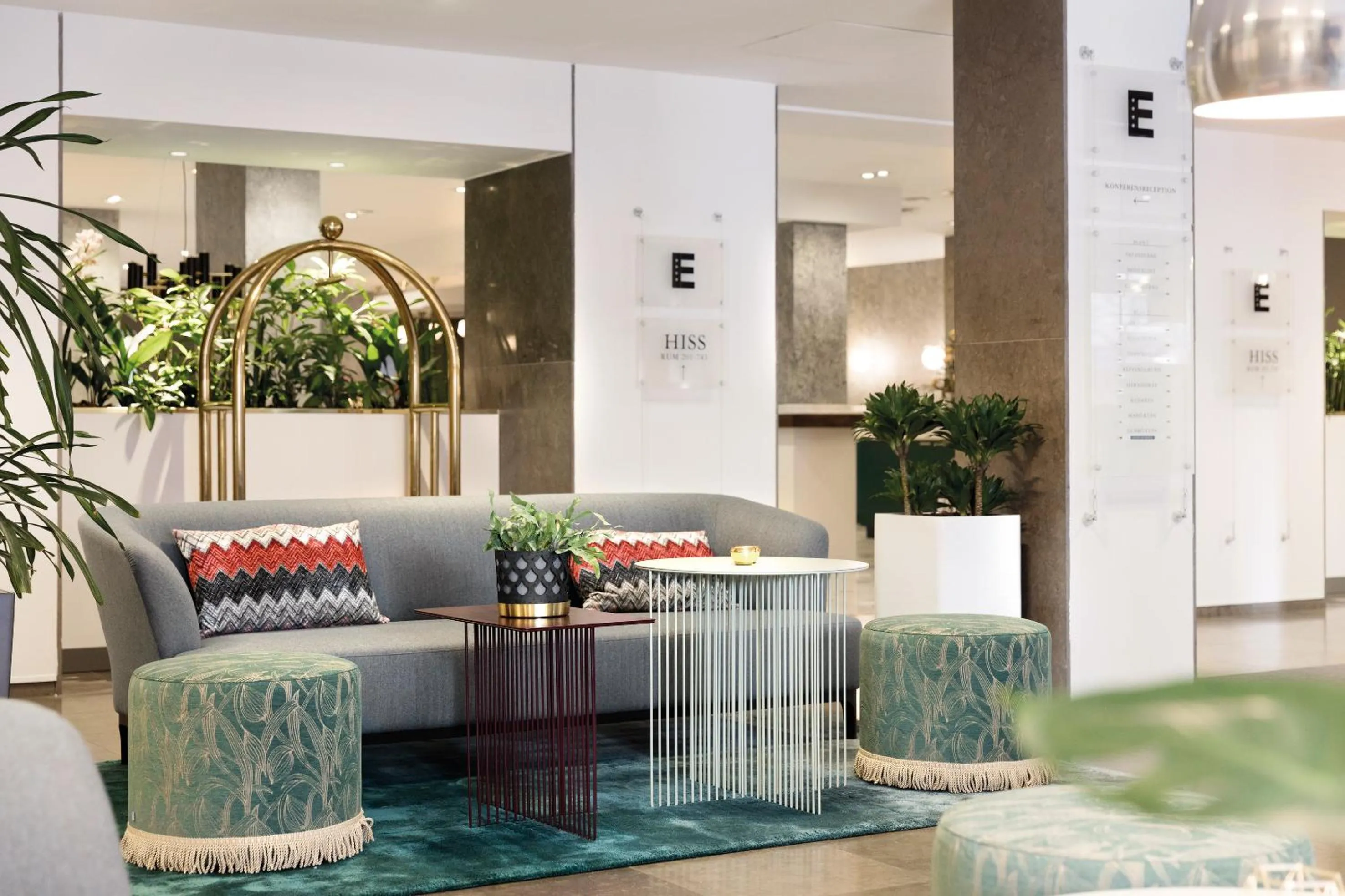 Lobby or reception in Elite Grand Hotel Norrköping