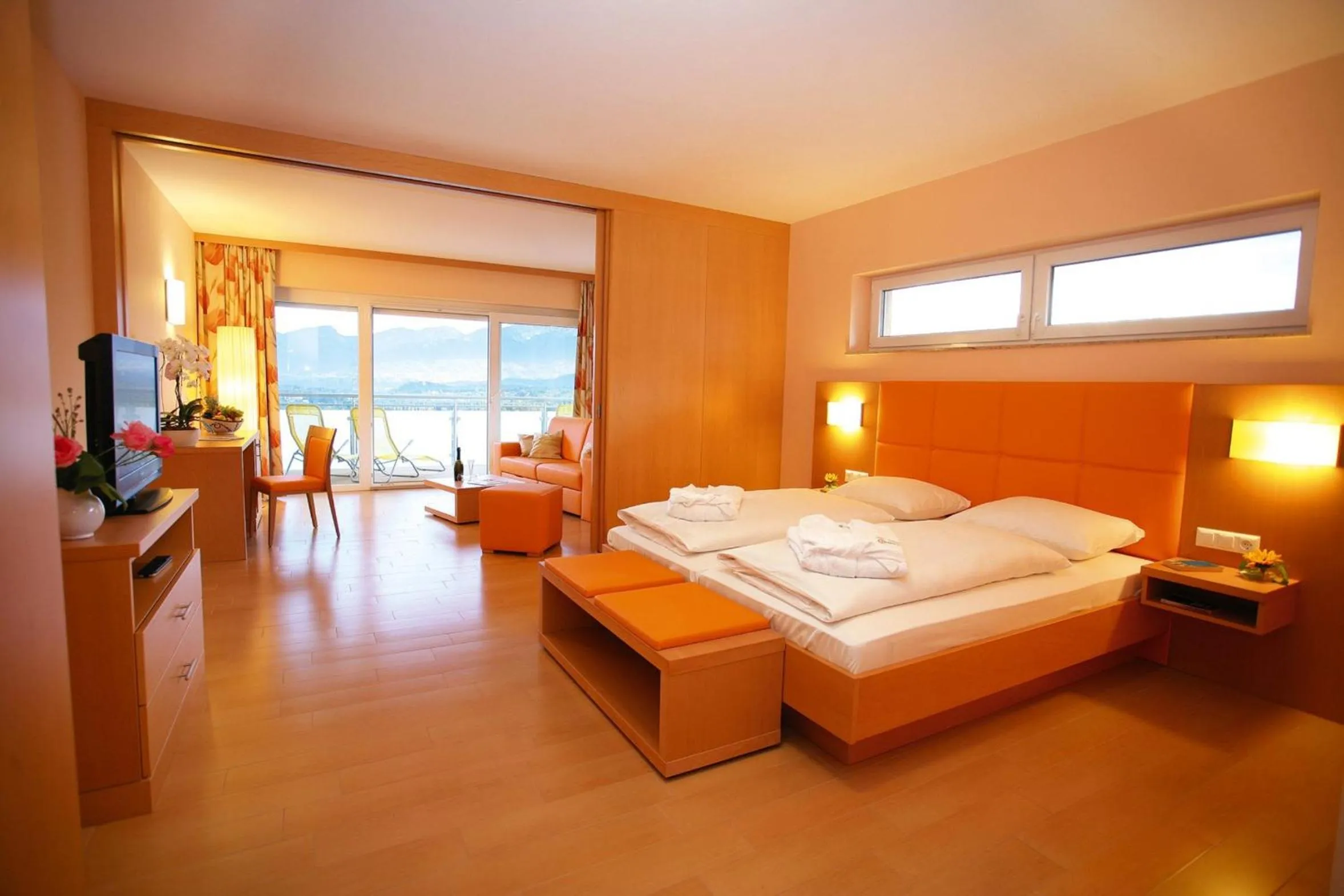 Bedroom, Bed in Hotel Restaurant Marko