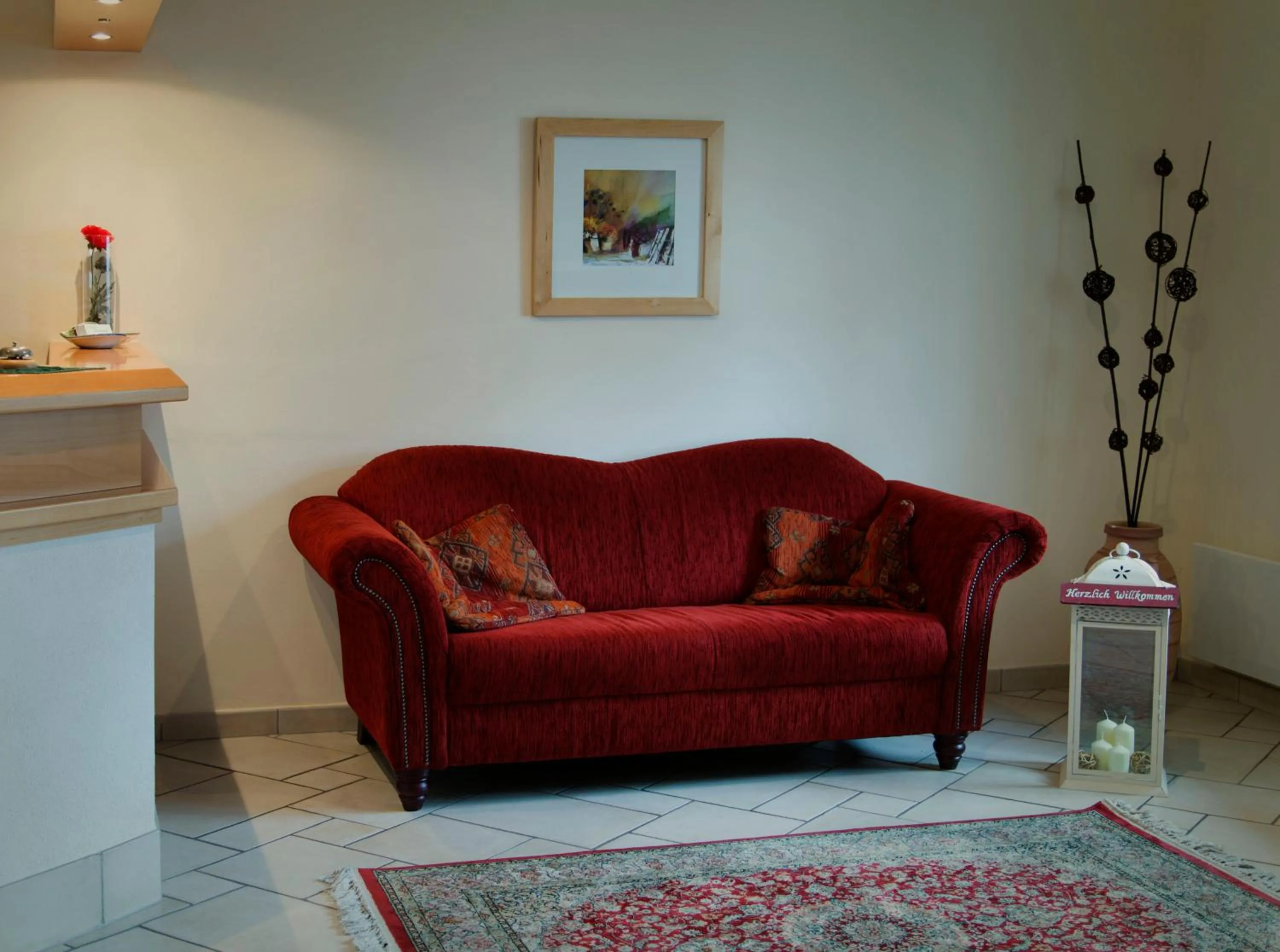 Lobby or reception in Landhaus Pannonia