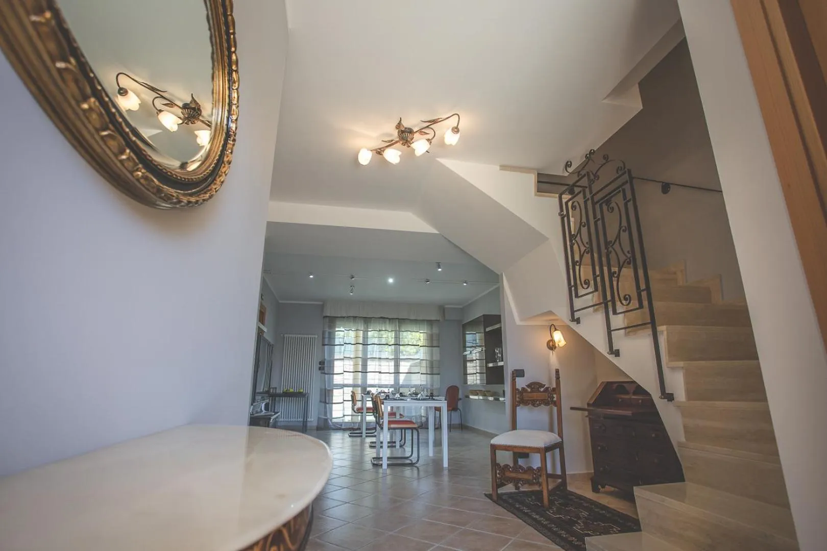 Communal lounge/ TV room in Villa Malù